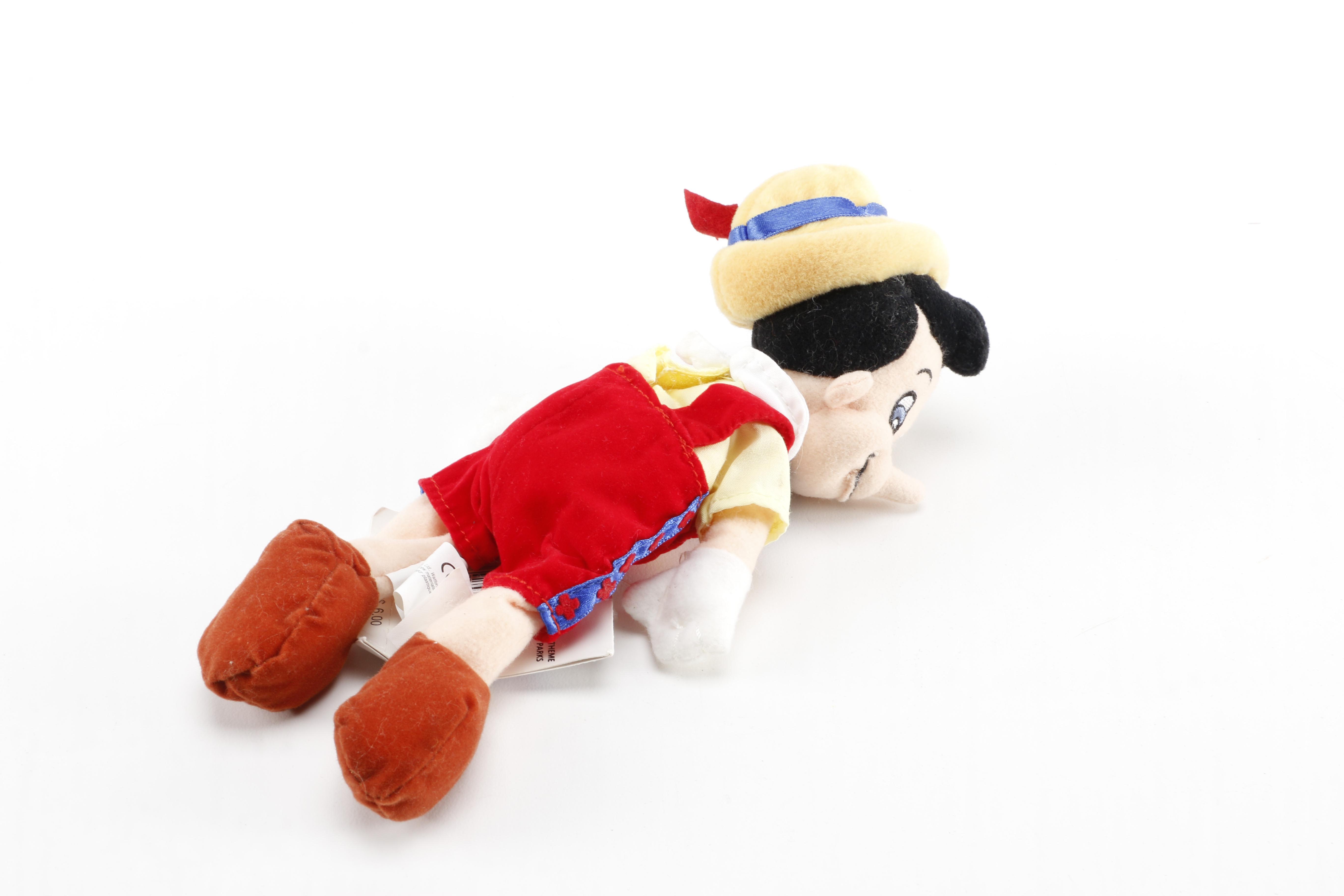 Walt Disney's Pinocchio and Peter Pan Plush Toys
