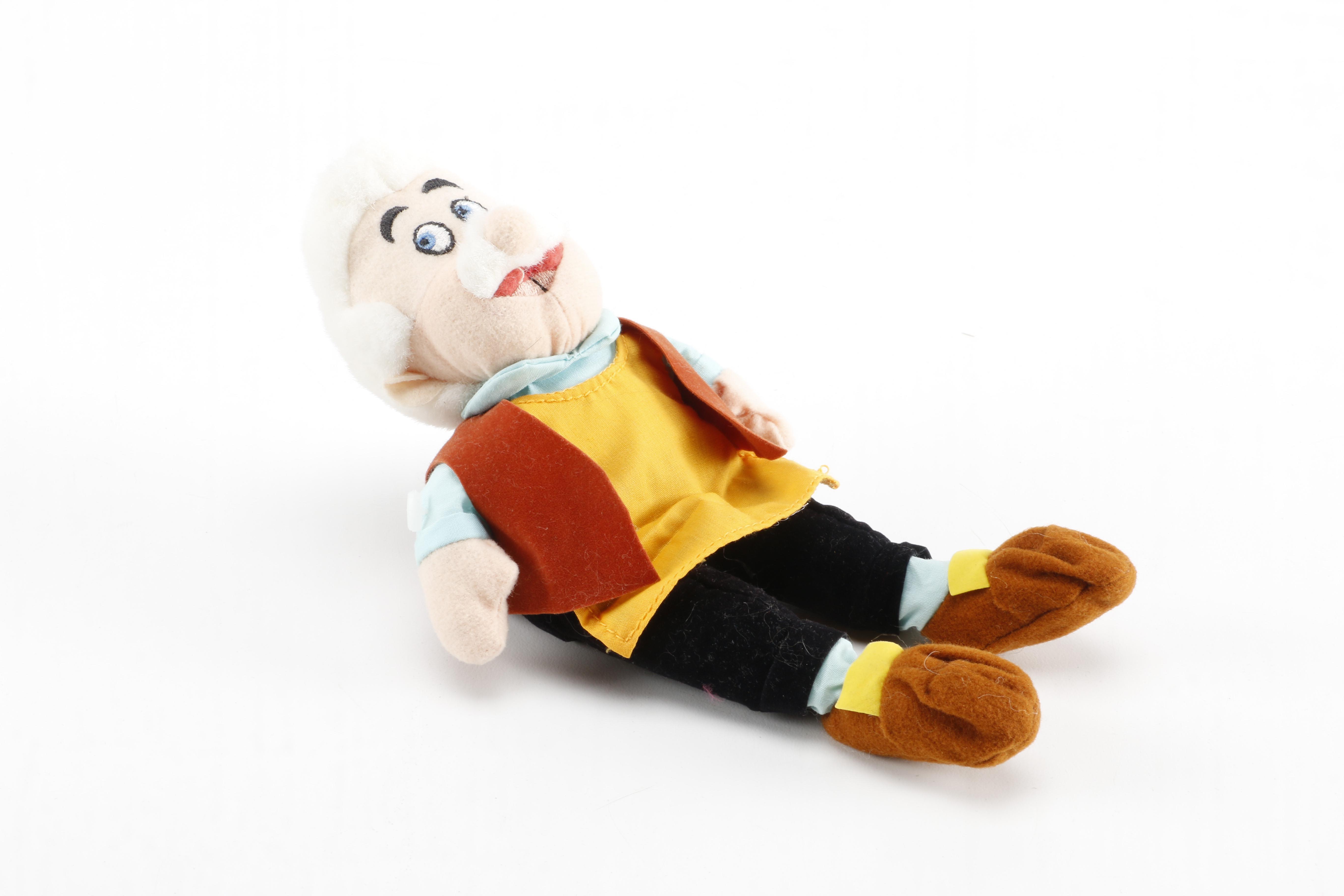 Walt Disney's Pinocchio and Peter Pan Plush Toys
