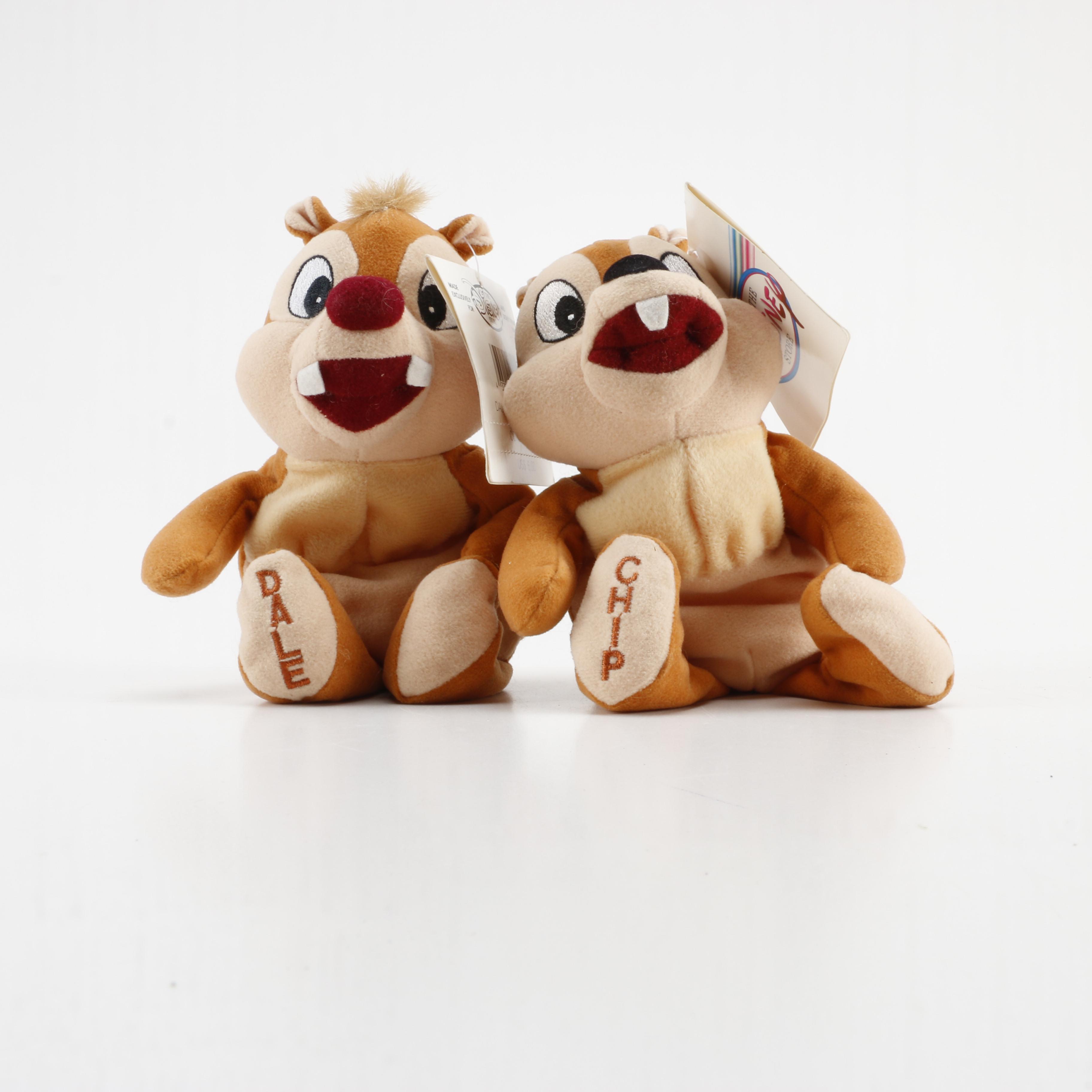 Disney Plush Toys From "The Rescuers" and "Chip and Dale"