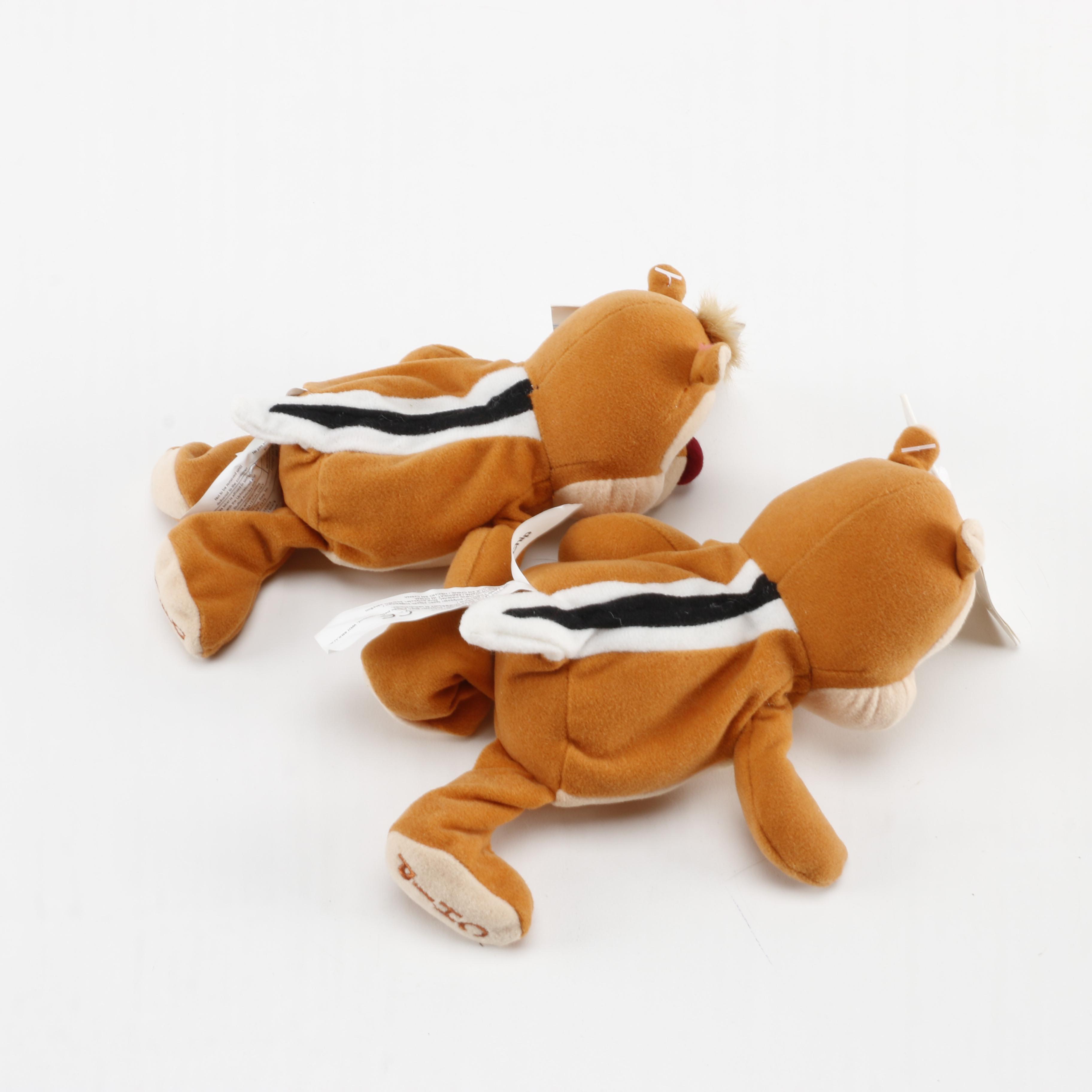 Disney Plush Toys From "The Rescuers" and "Chip and Dale"