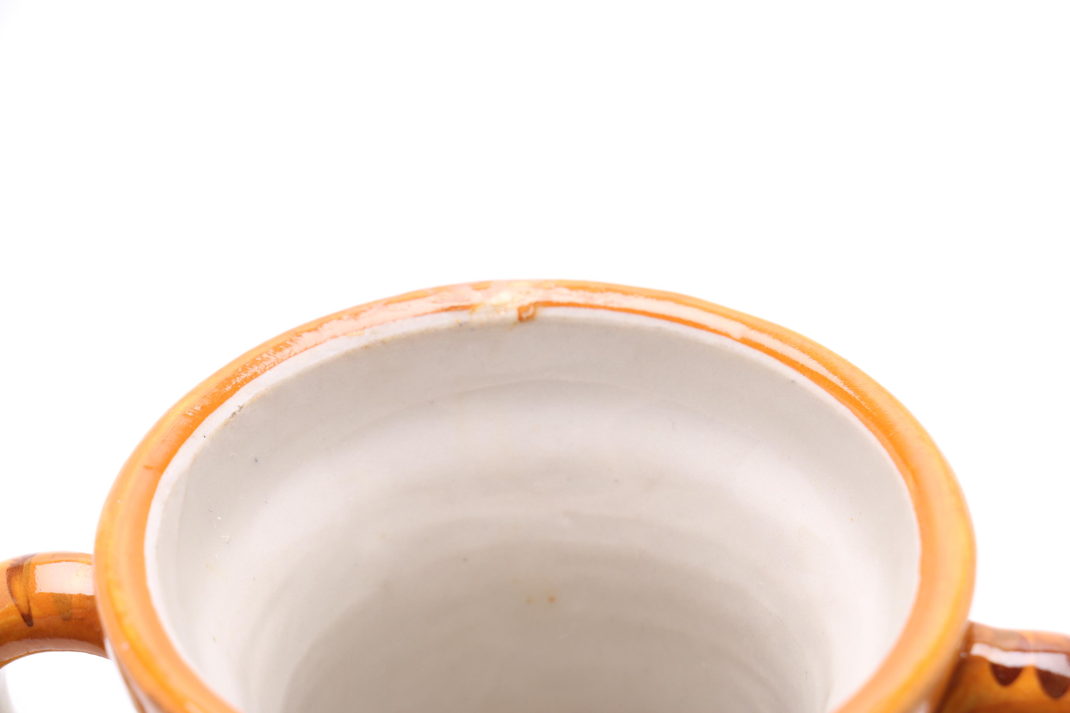 Hand-Painted Italian Vase