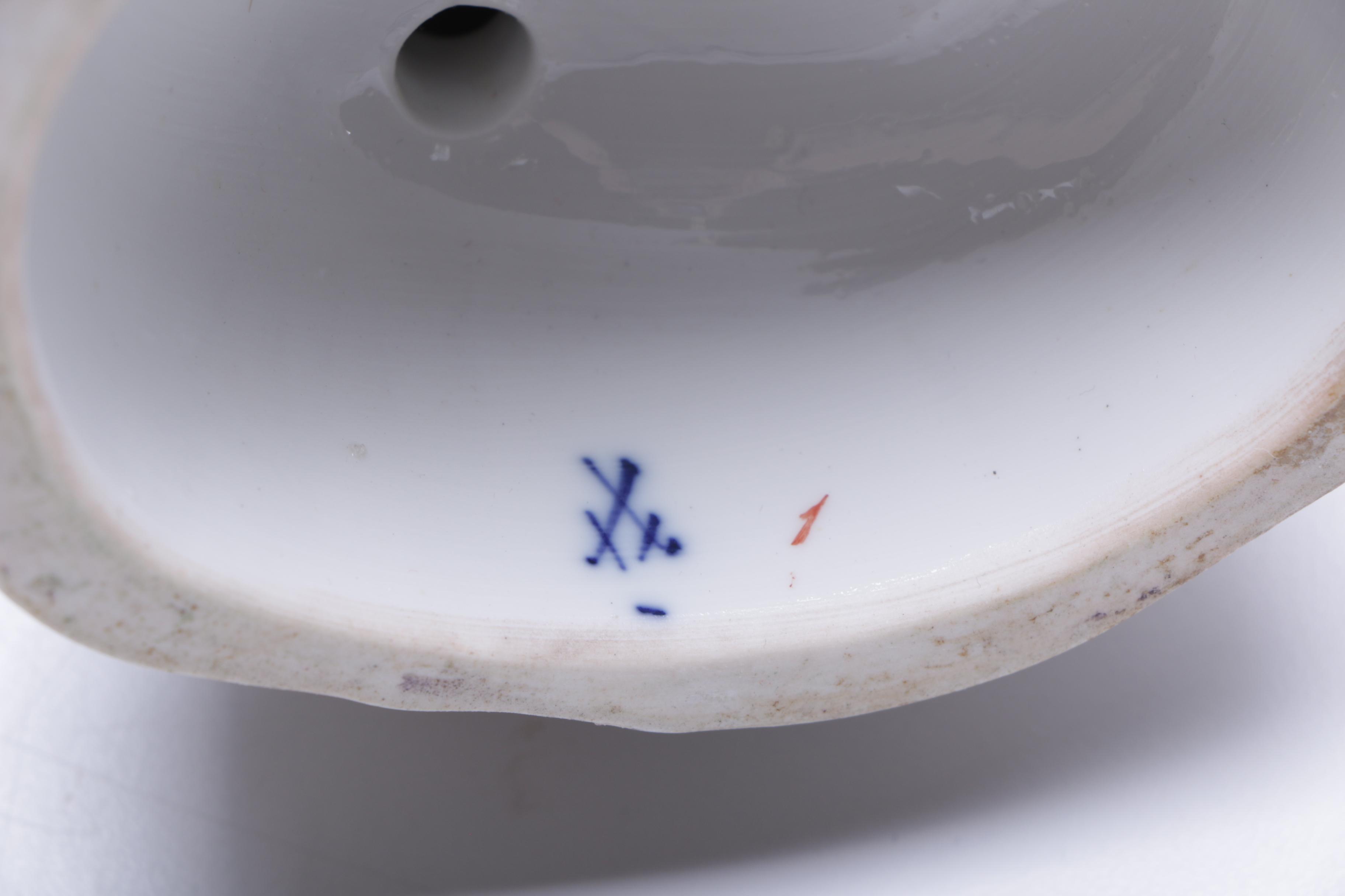 Reproduction Meissen Porcelain Female Sculpture