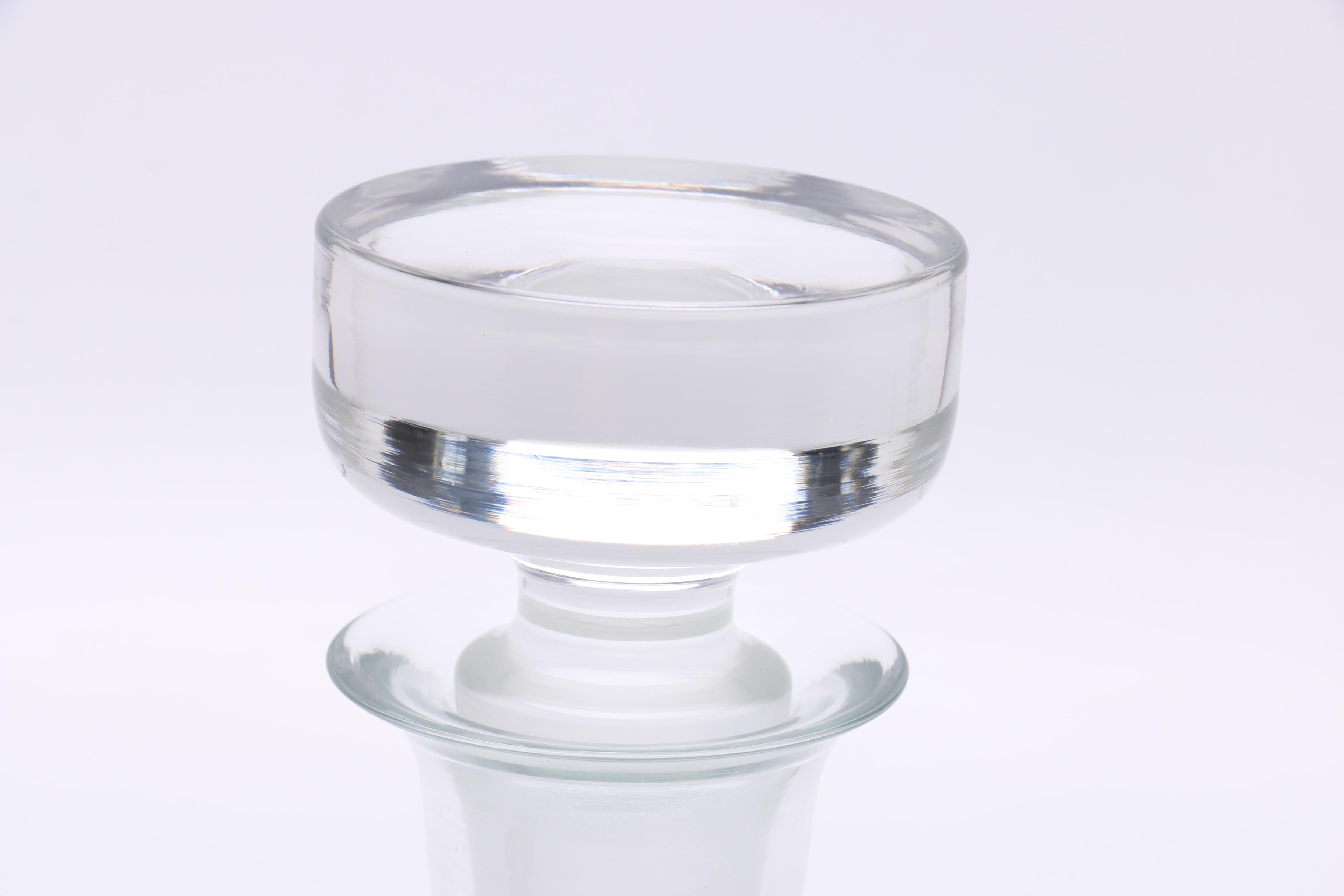 Decanter With Stieff Pewter Tag and Jefferson Cup