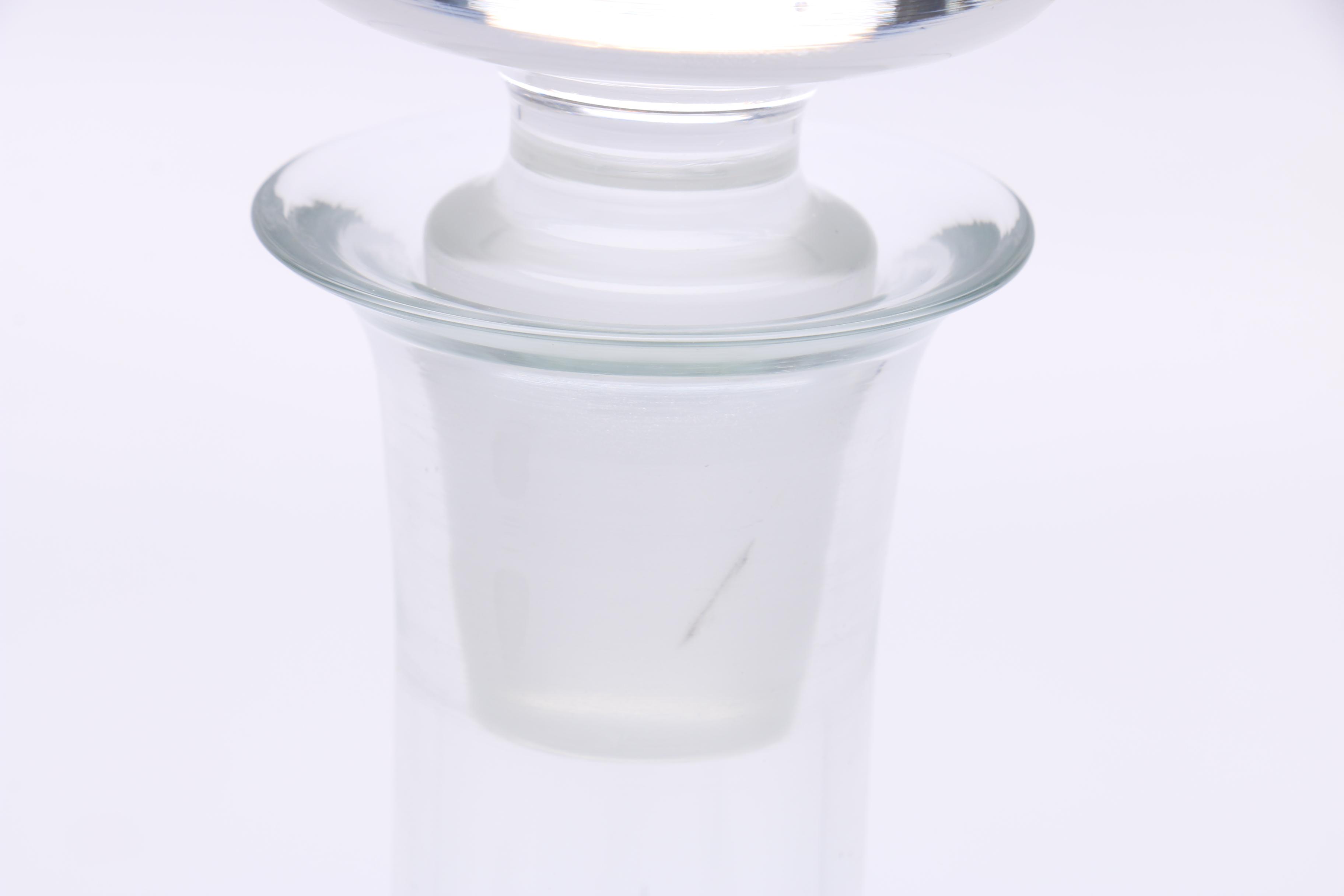 Decanter With Stieff Pewter Tag and Jefferson Cup