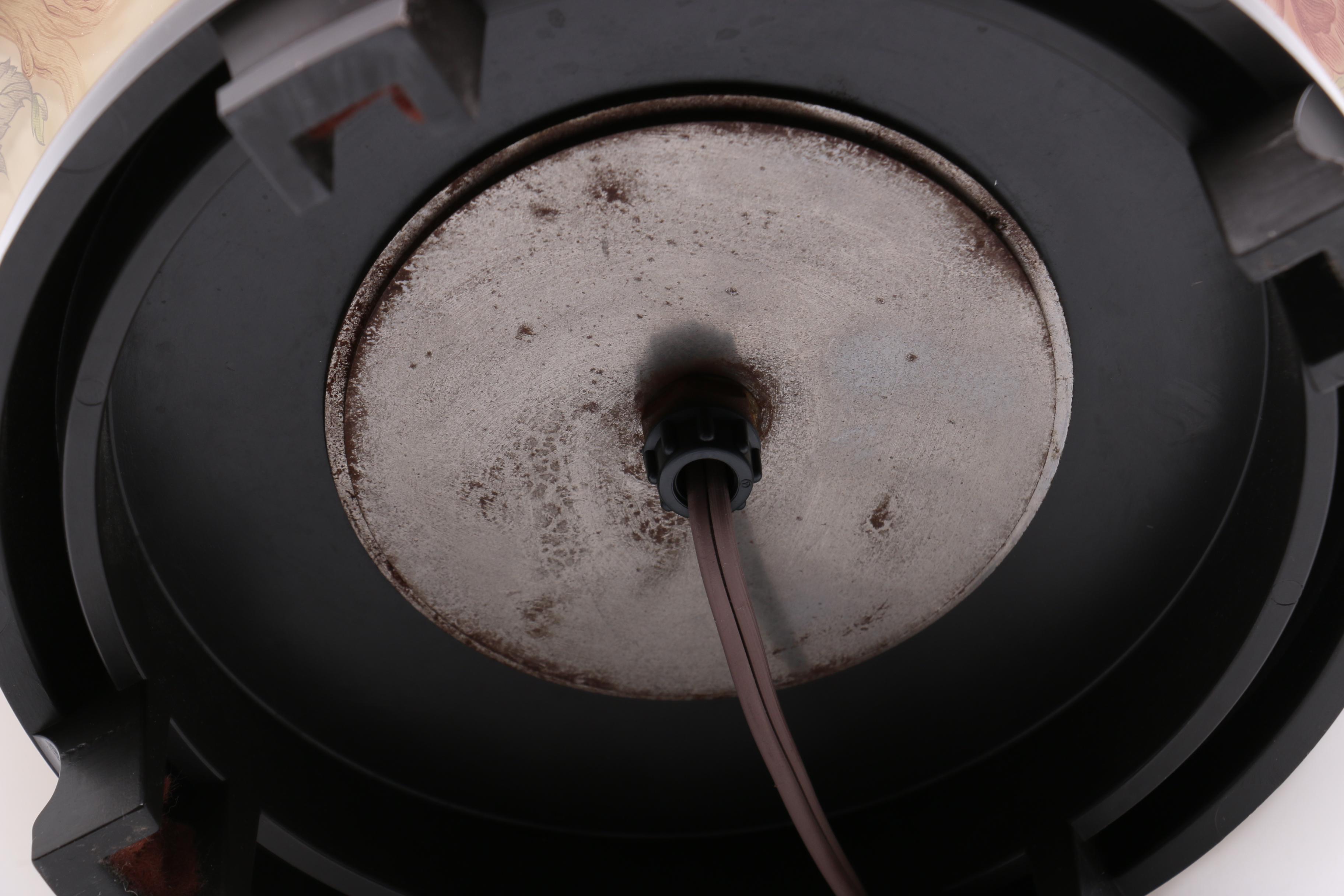 Floral Glass Table Lamp