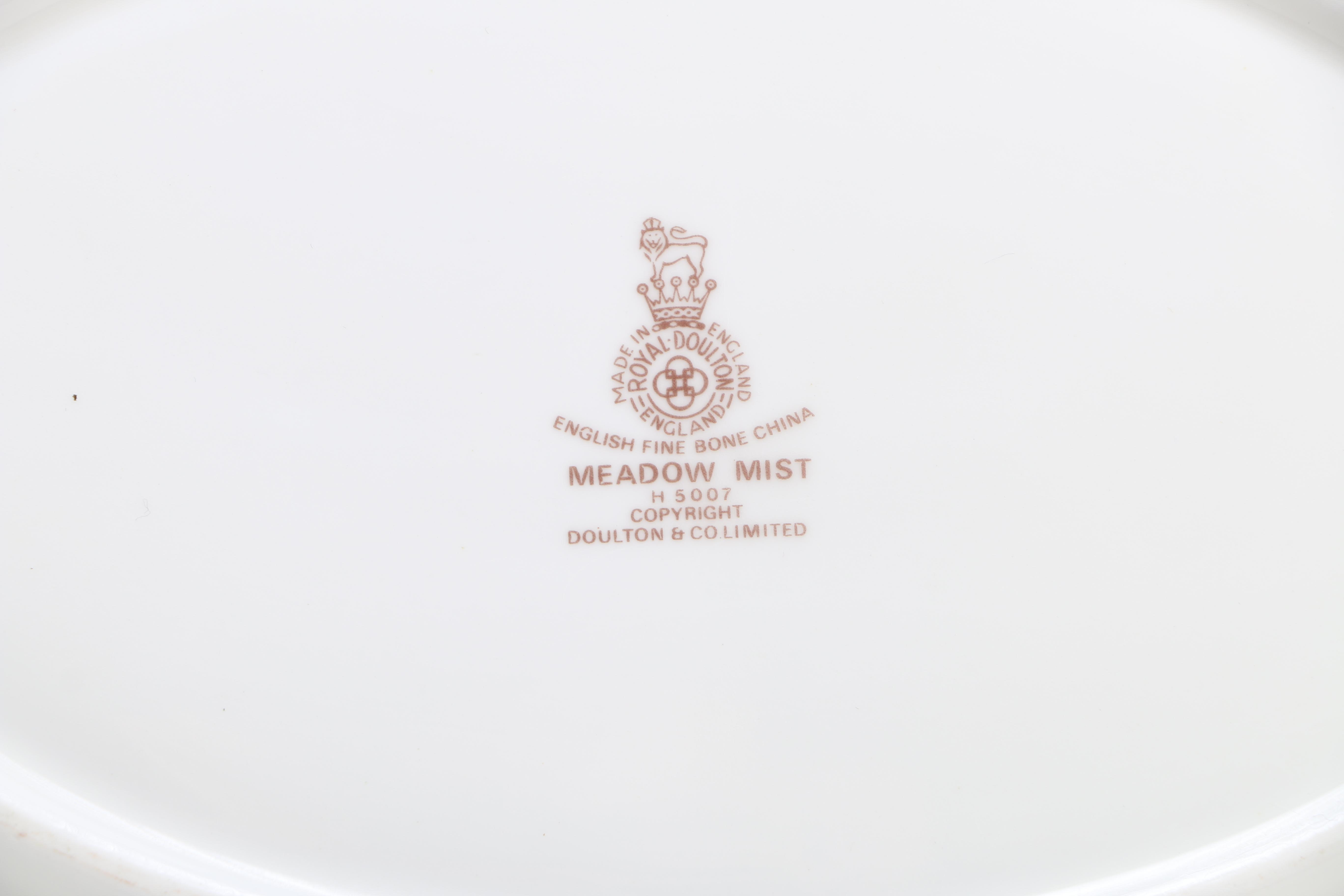 Royal Doulton "Meadow Mist" Bone China Dinner Service