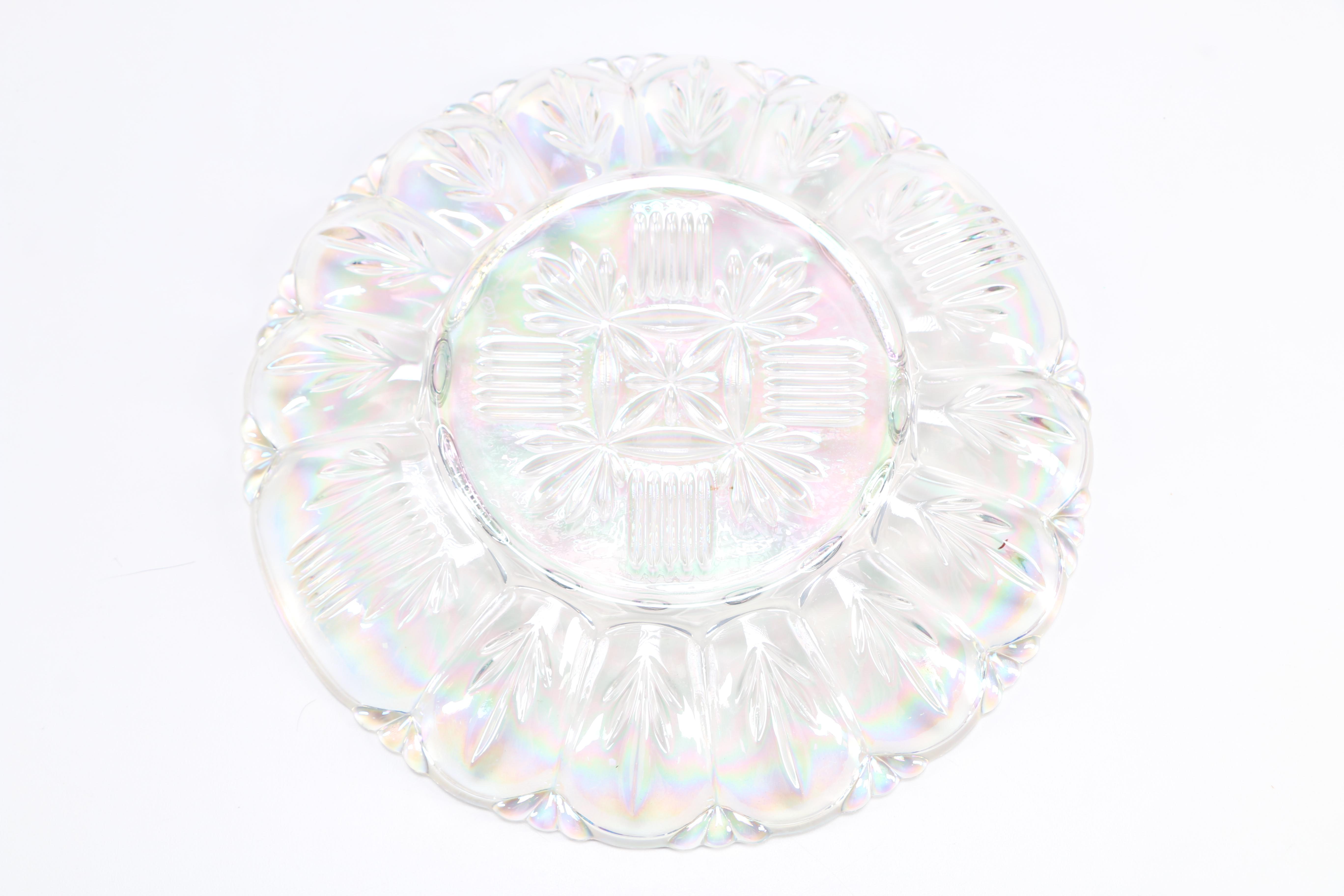 Group of Vintage Tableware Including Indiana Glass Carnival Glass