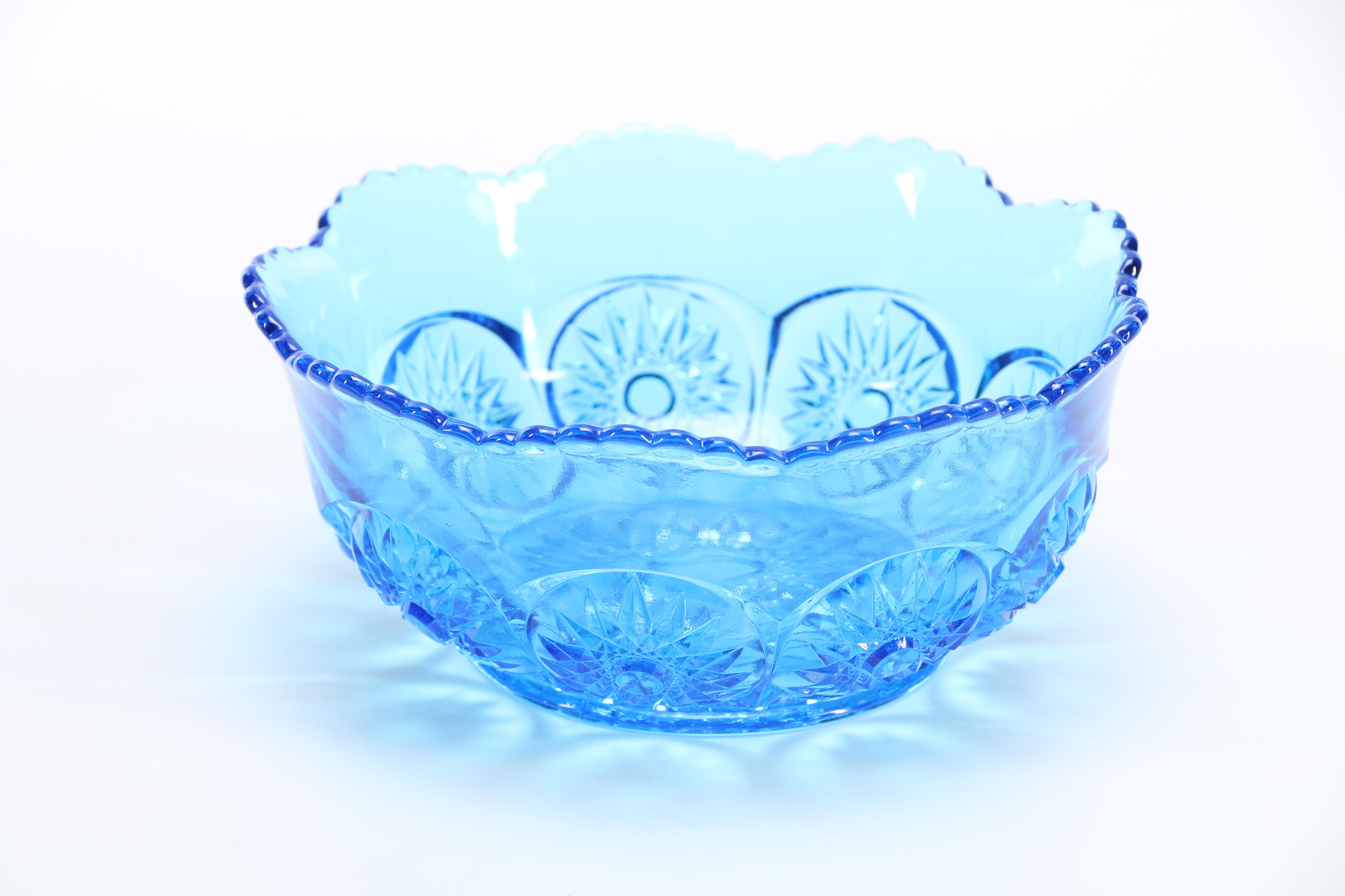 Group of Vintage Tableware Including Indiana Glass Carnival Glass