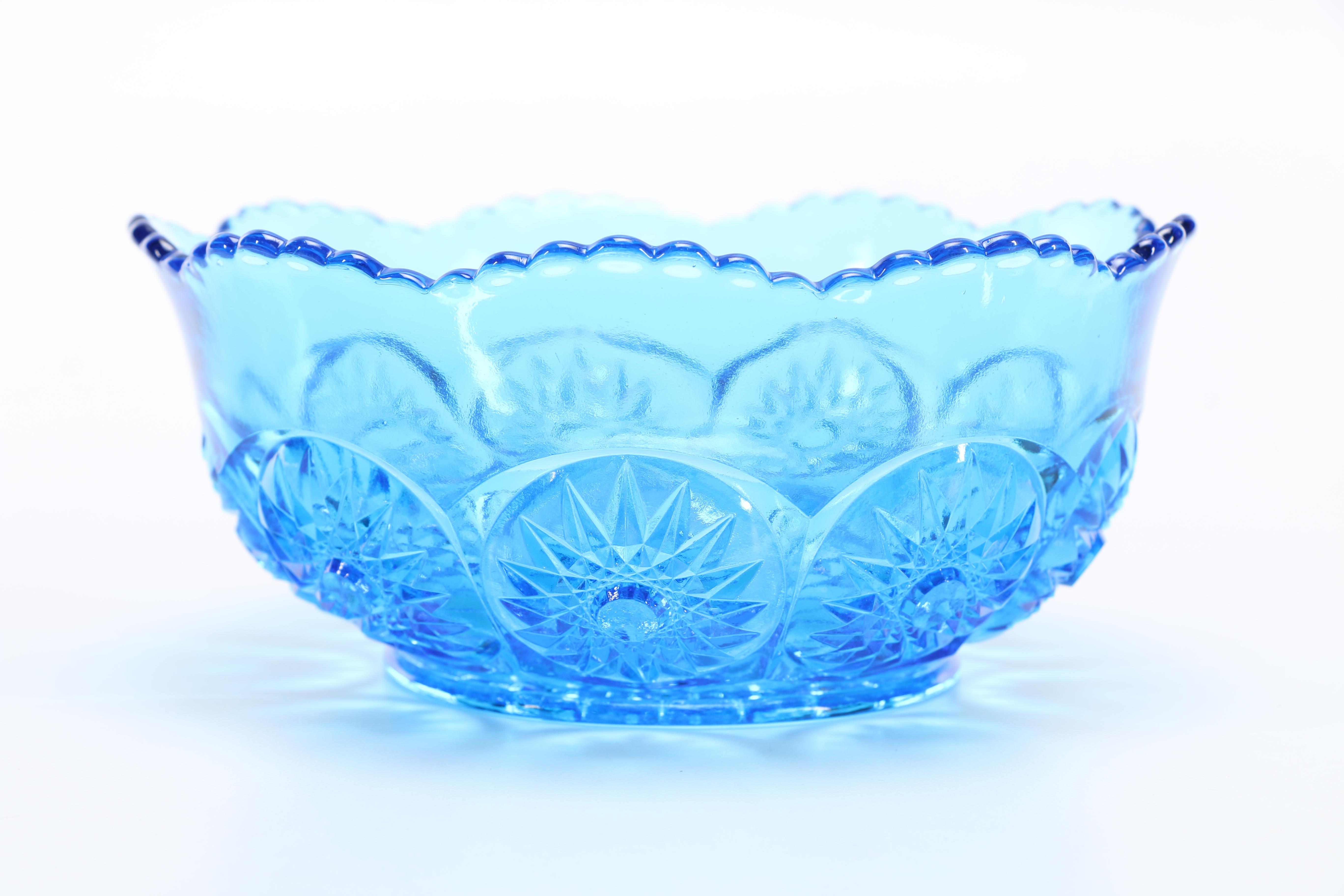 Group of Vintage Tableware Including Indiana Glass Carnival Glass