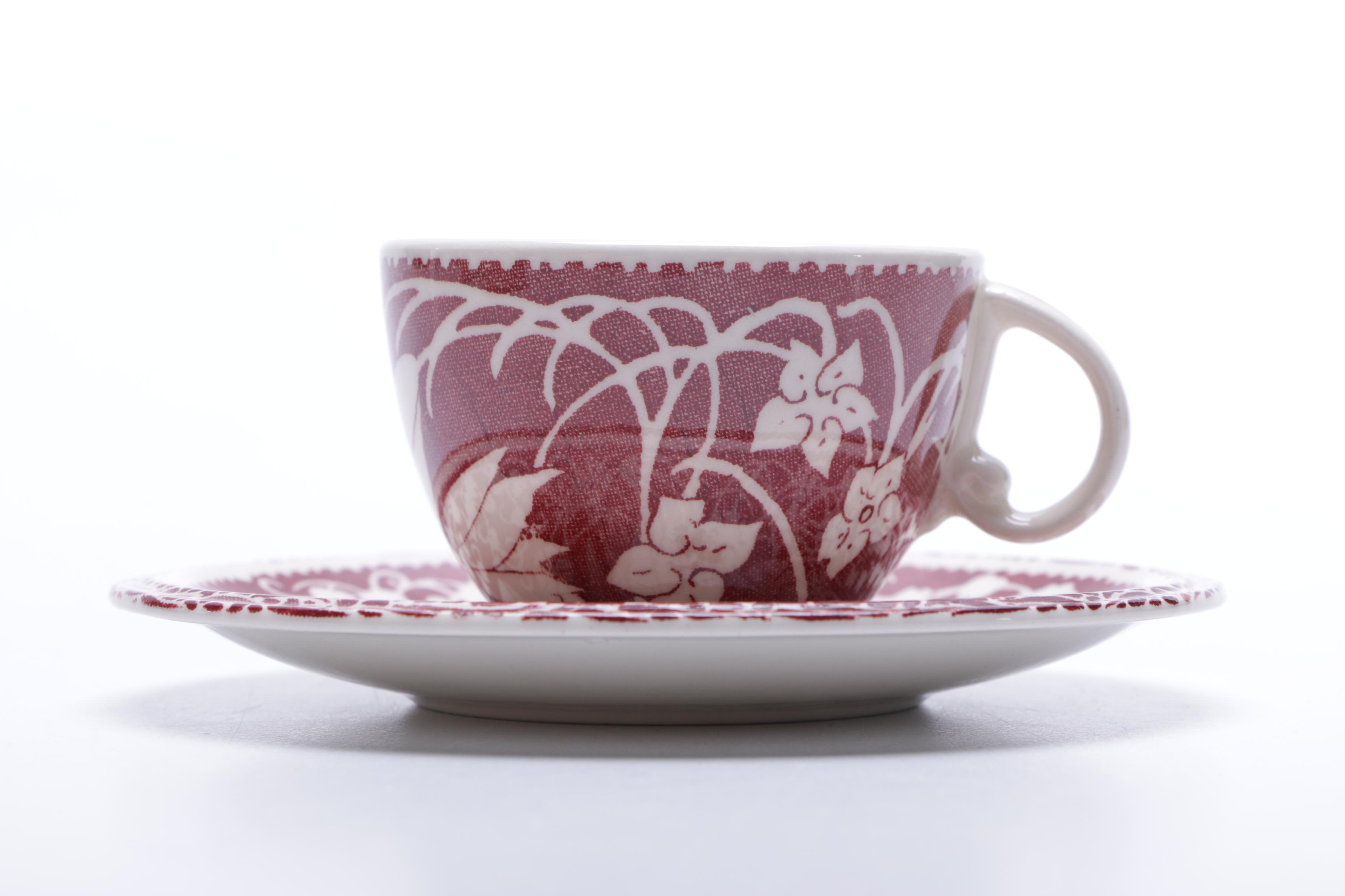 Vintage Vernon Kilns "Hawaiian Flowers" Coffee Pot Set