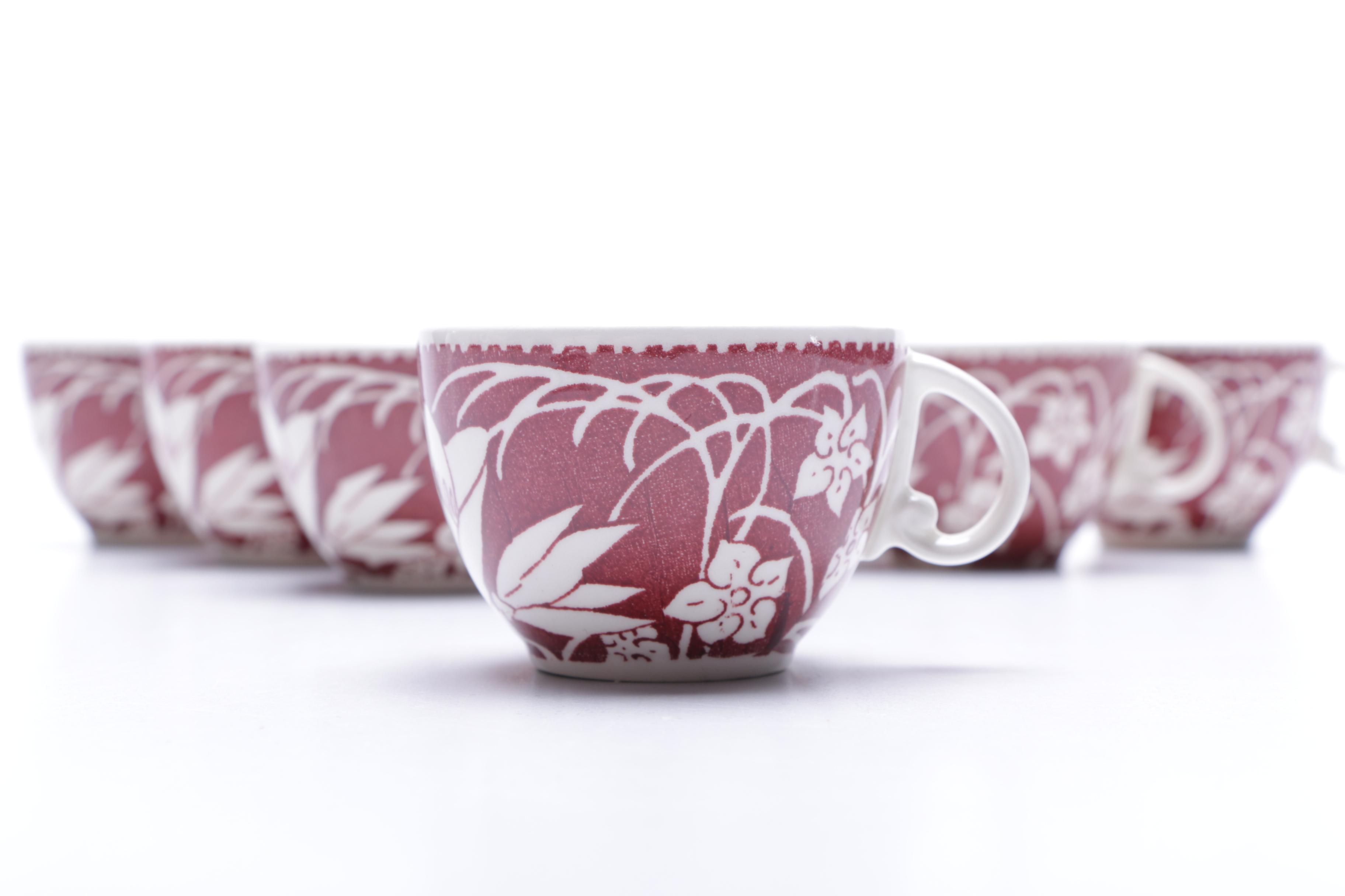 Vintage Vernon Kilns "Hawaiian Flowers" Coffee Pot Set