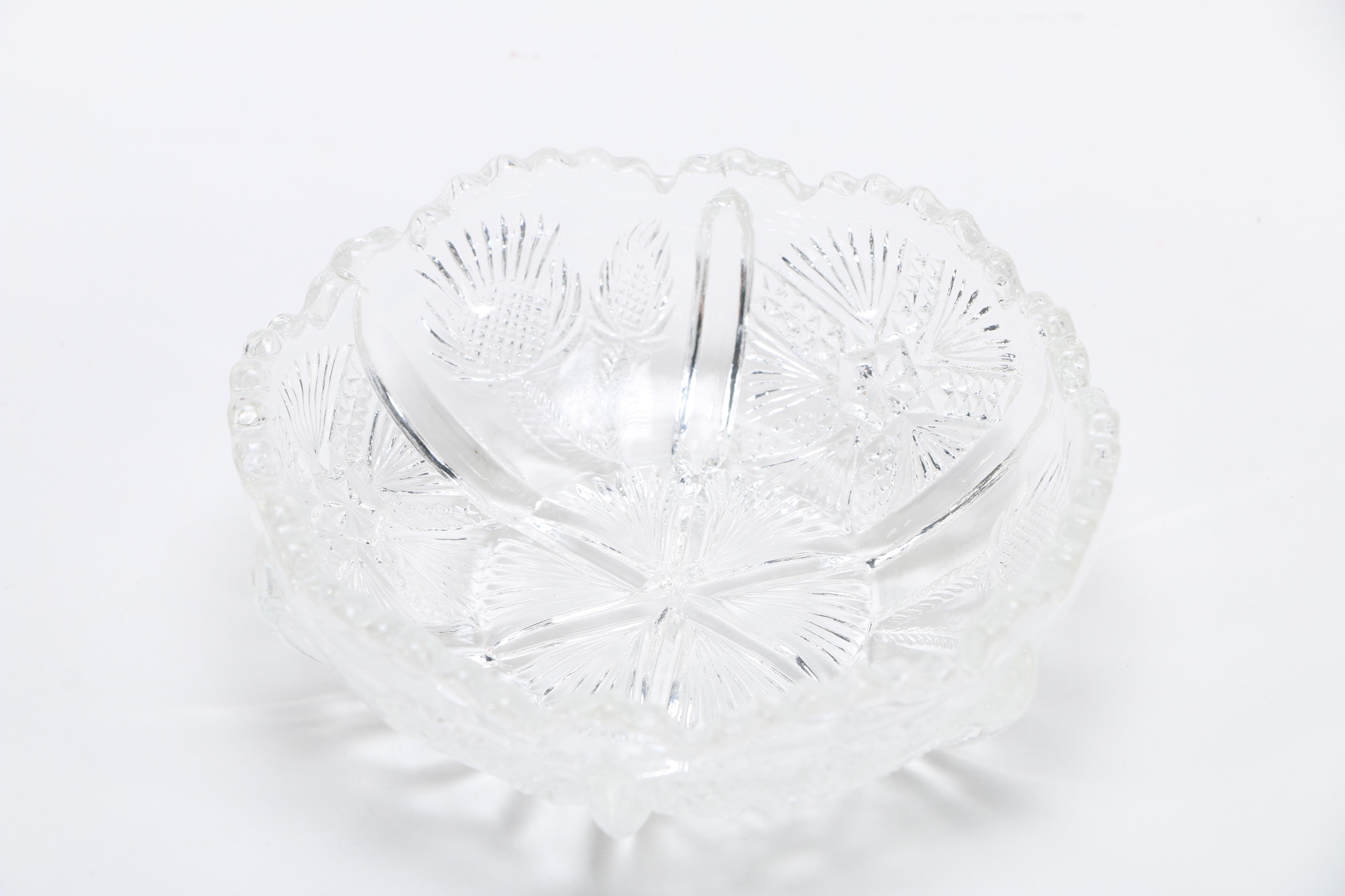Elaborate Colorless Glass Tableware Assortment