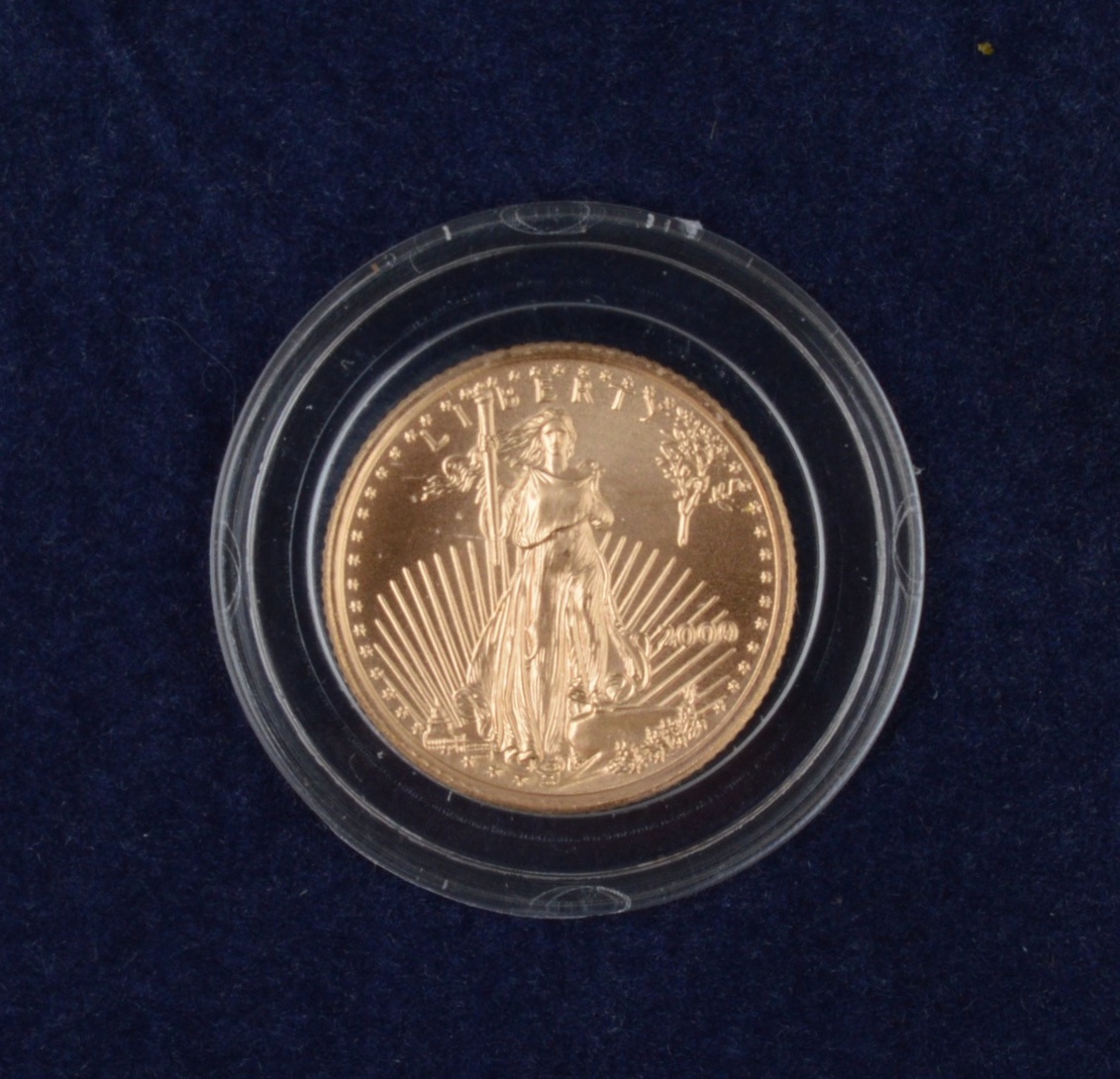 First American Eagle Millennium $5 Gold Coin