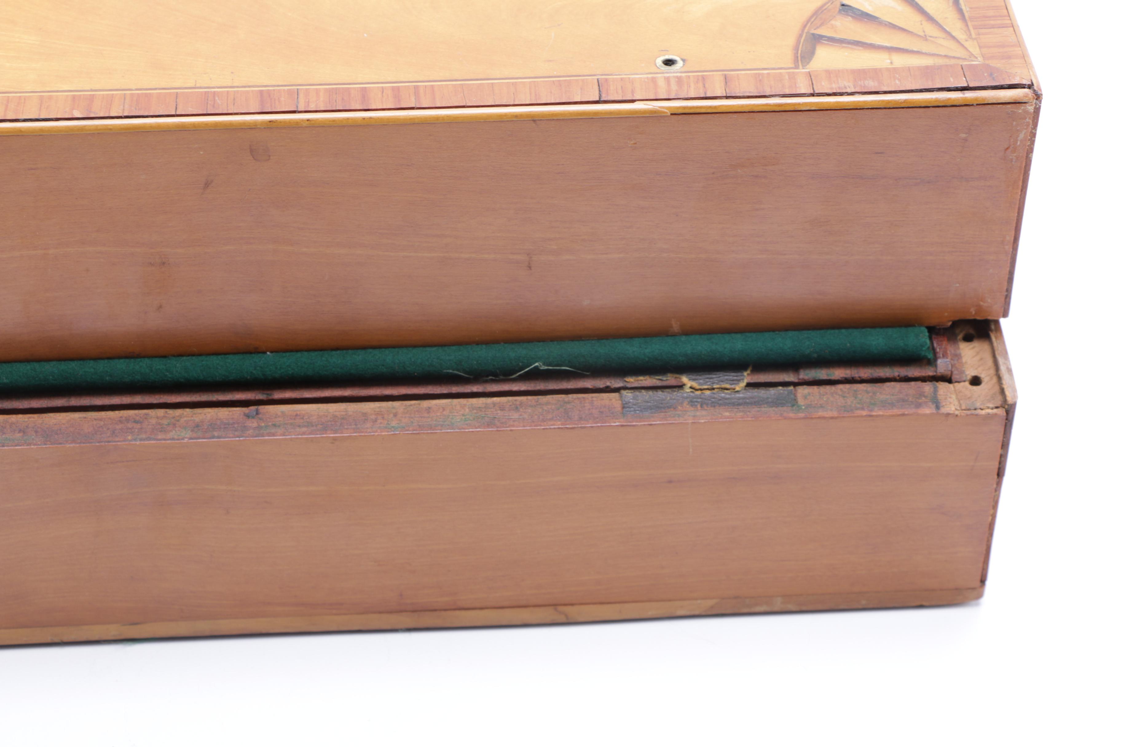 Antique Inlaid Lap Desk