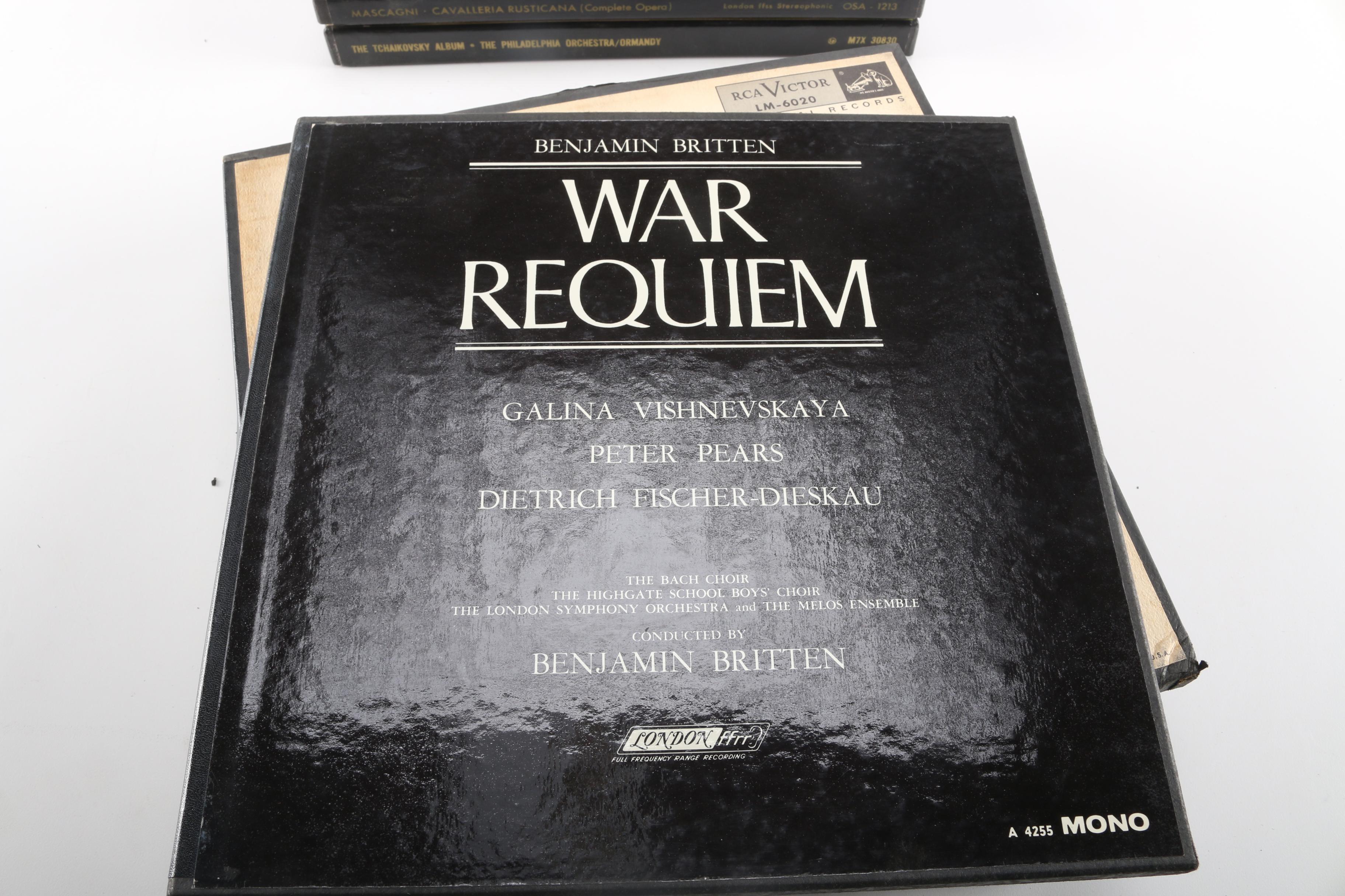 Classical Record Box Sets Including Britten's "War Requiem"