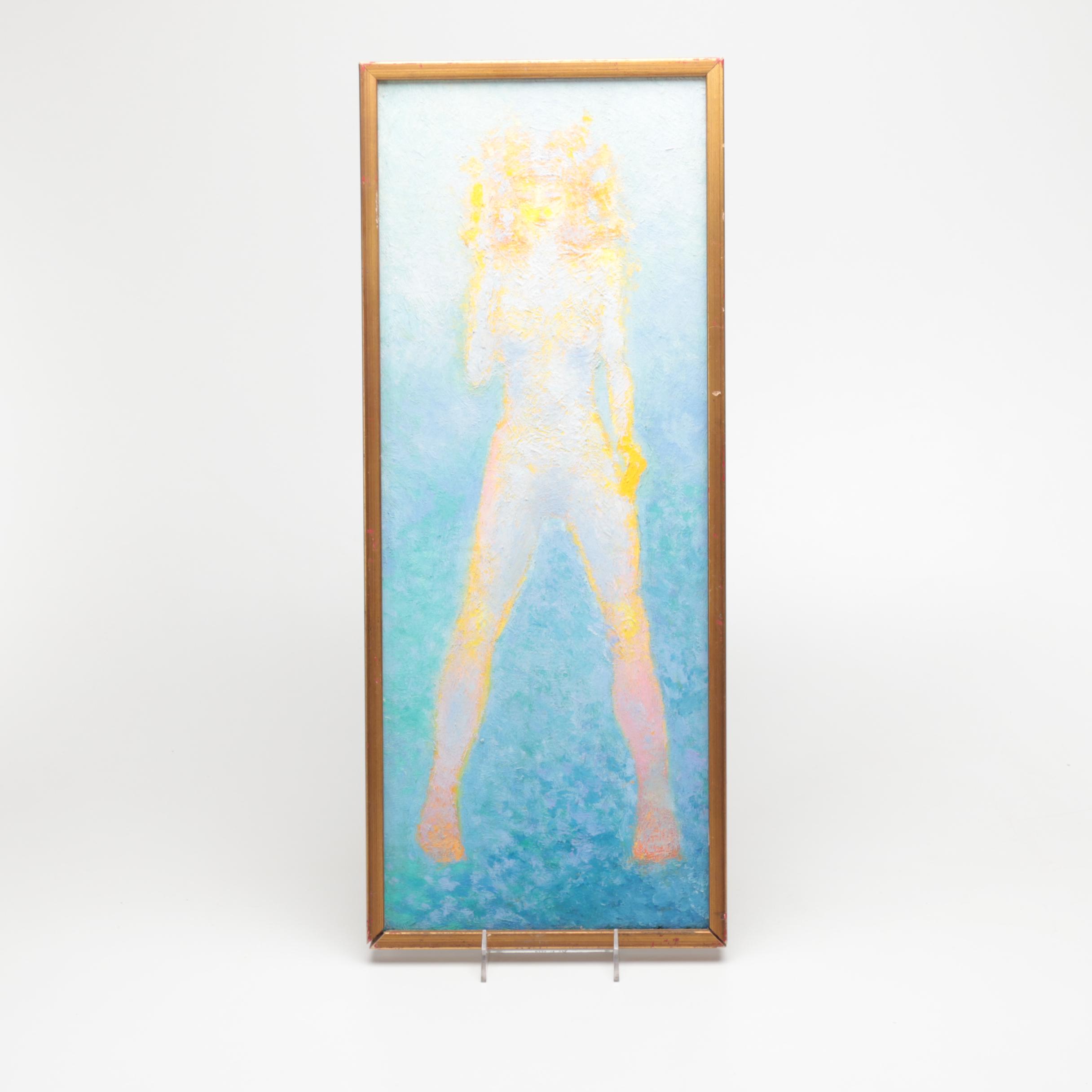 Schwinger Oil Painting of Abstract Figure Study