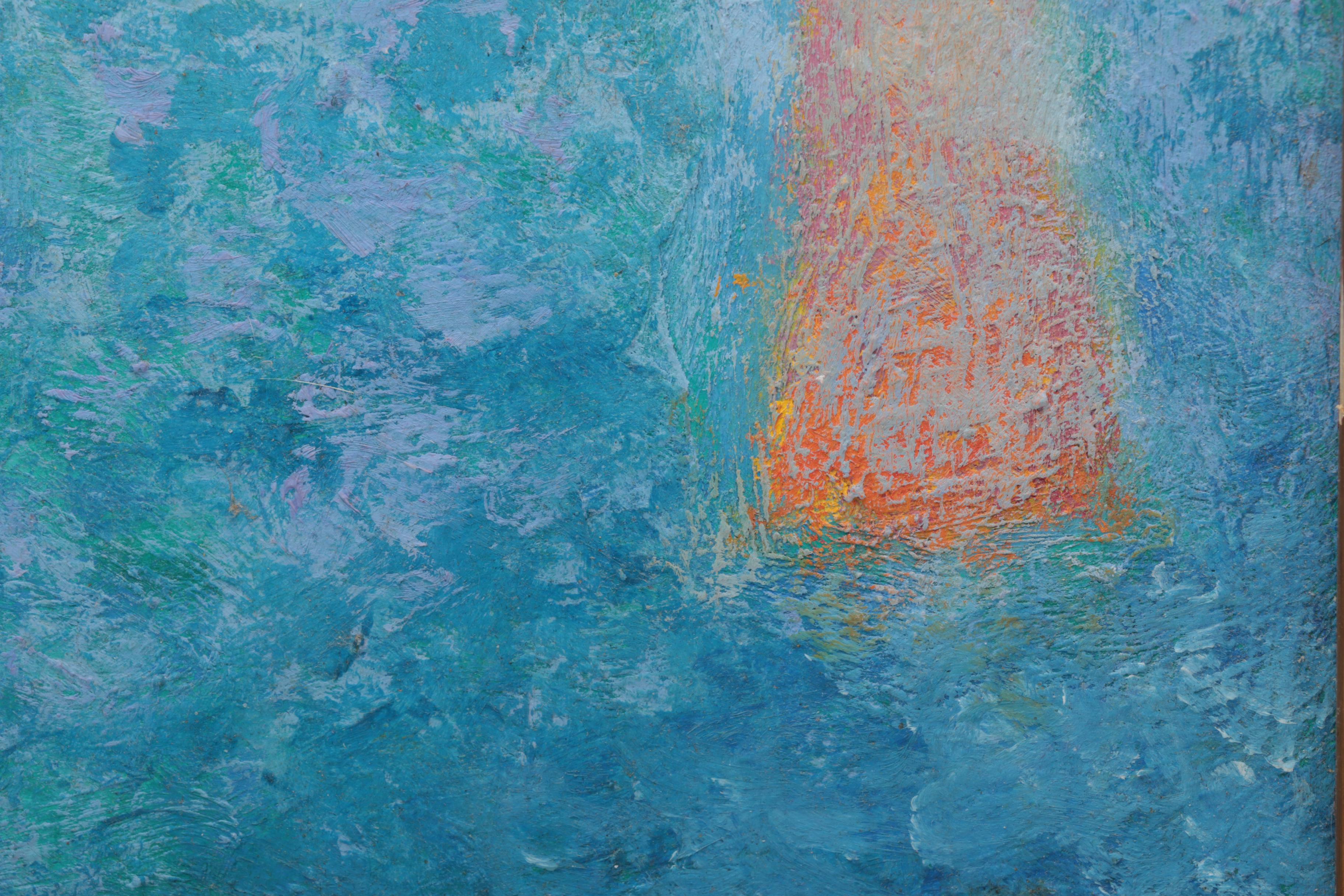 Schwinger Oil Painting of Abstract Figure Study