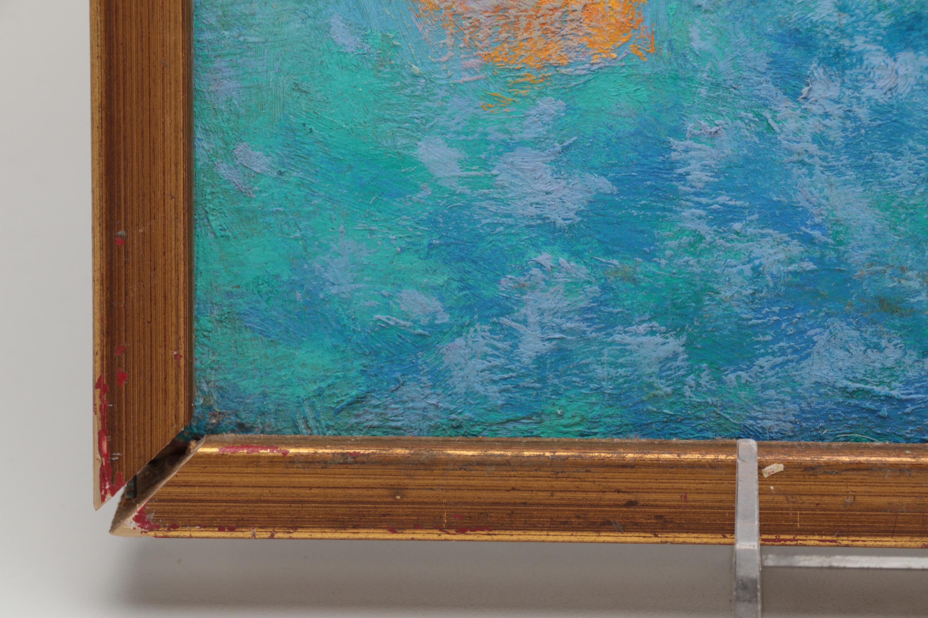 Schwinger Oil Painting of Abstract Figure Study