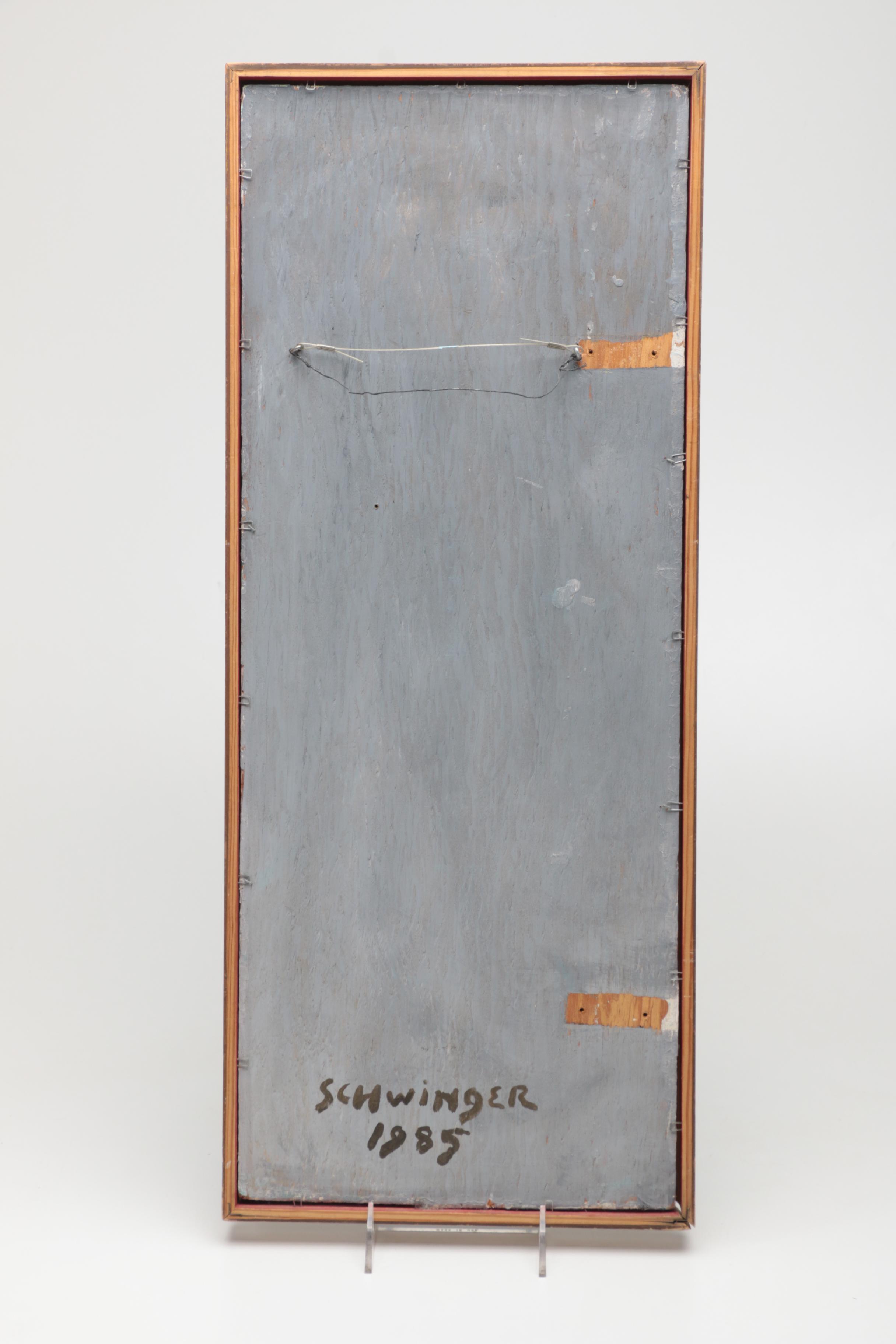 Schwinger Oil Painting of Abstract Figure Study