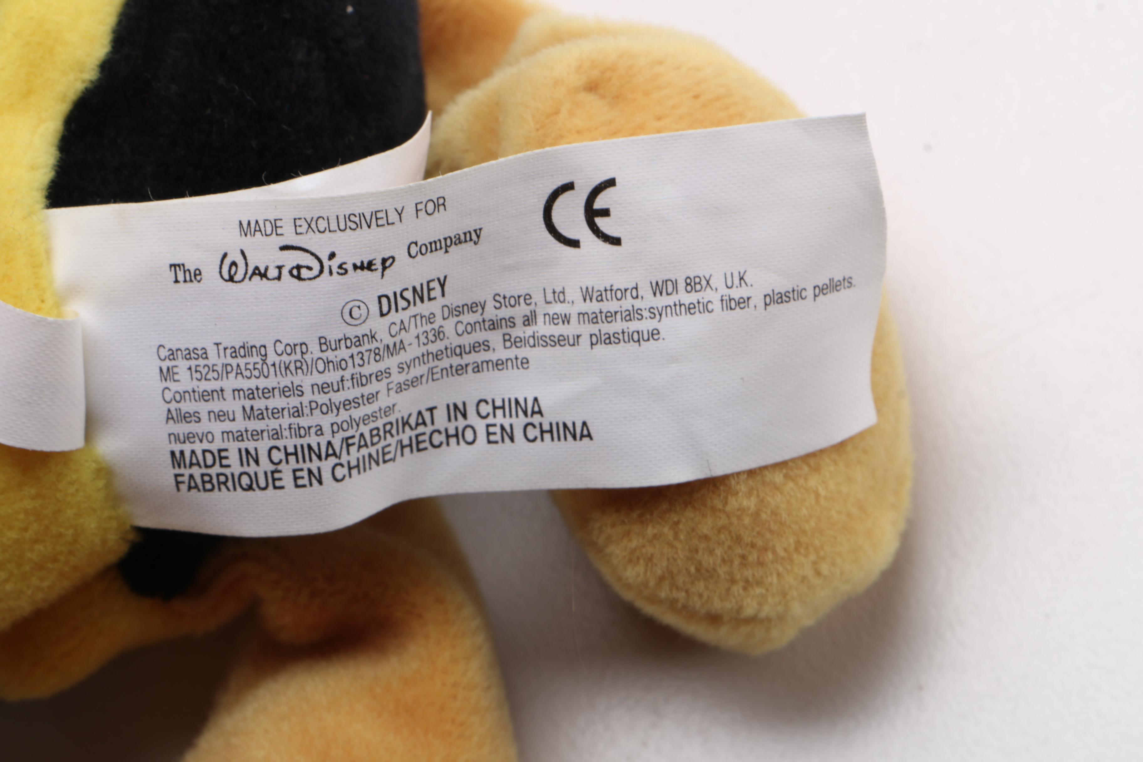 Walt Disney Bumble Bee Winnie-the-Pooh Plush Toys