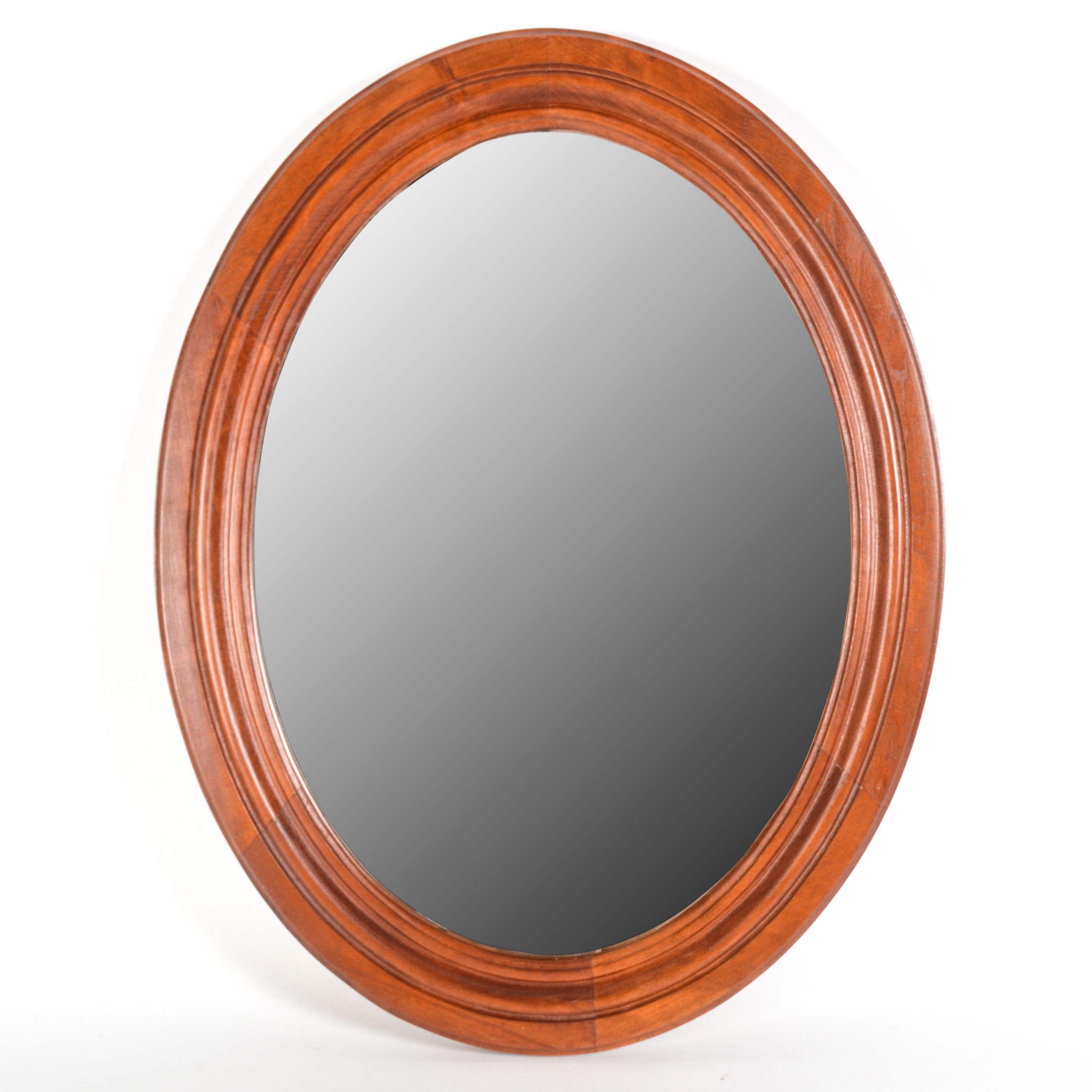Oval Framed Wall Mirror