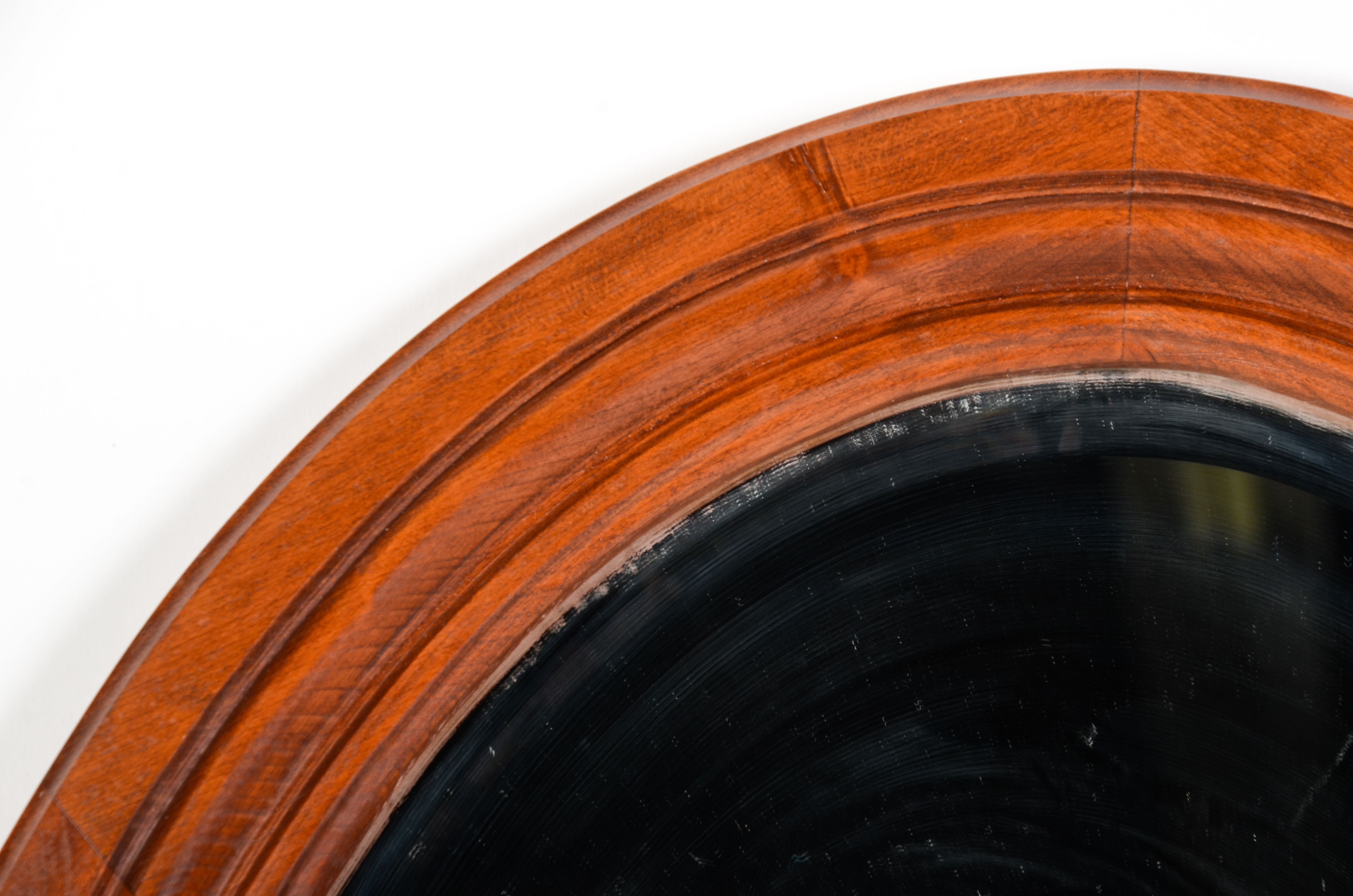 Oval Framed Wall Mirror