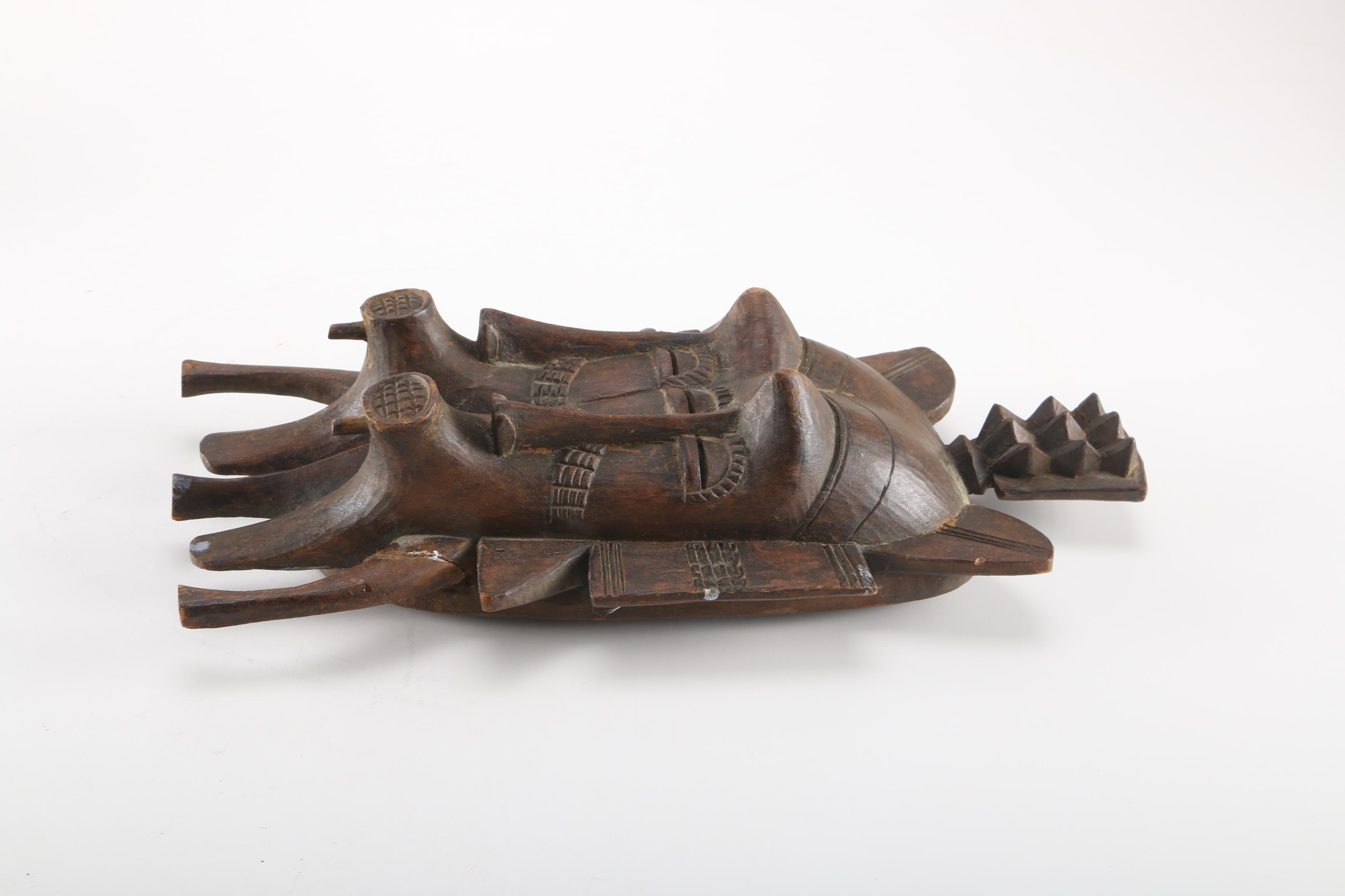 Kenyan Carved Wooden Sculpture