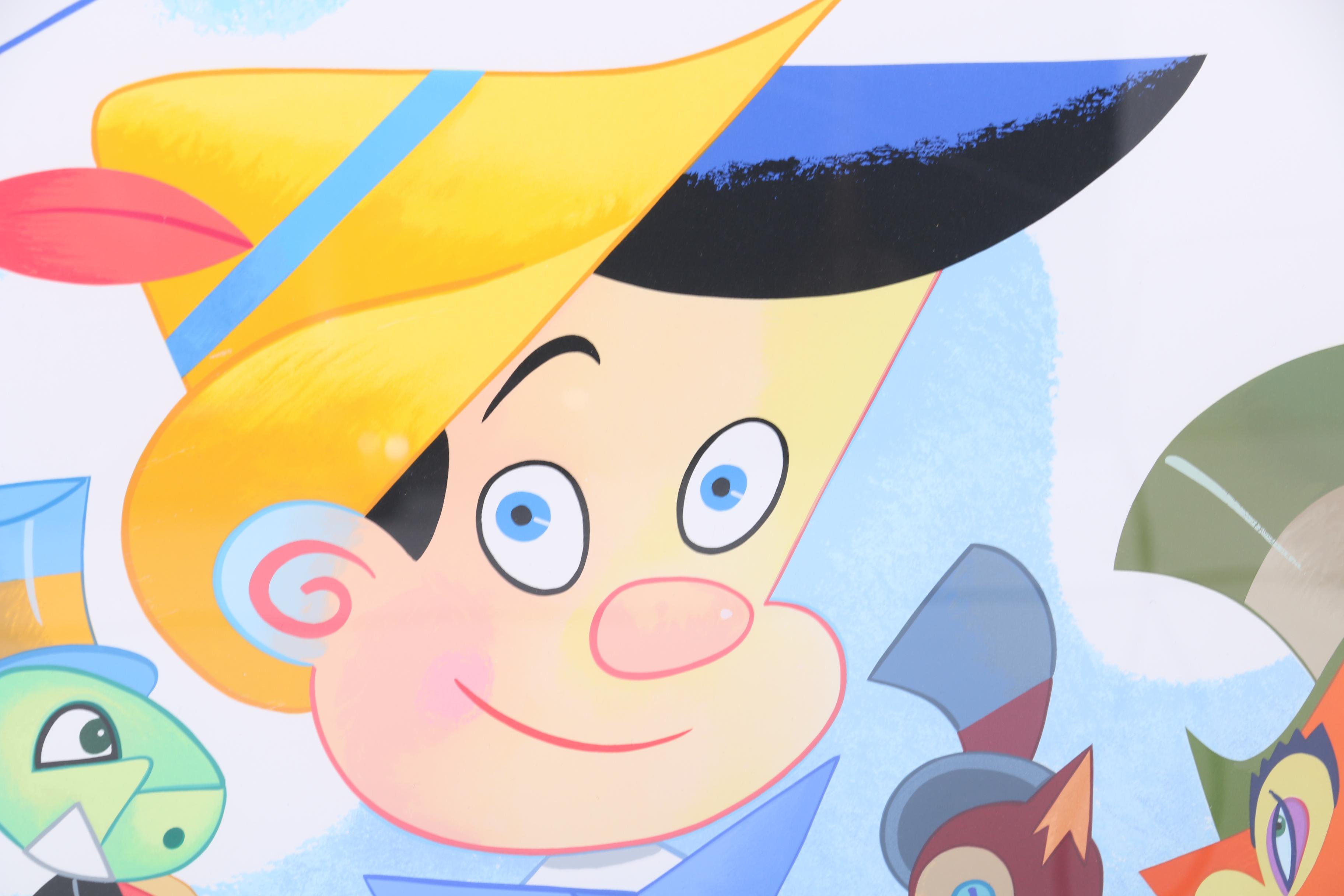 Robert de Michiell Limited Edition "Pinocchio's World" Serigraph