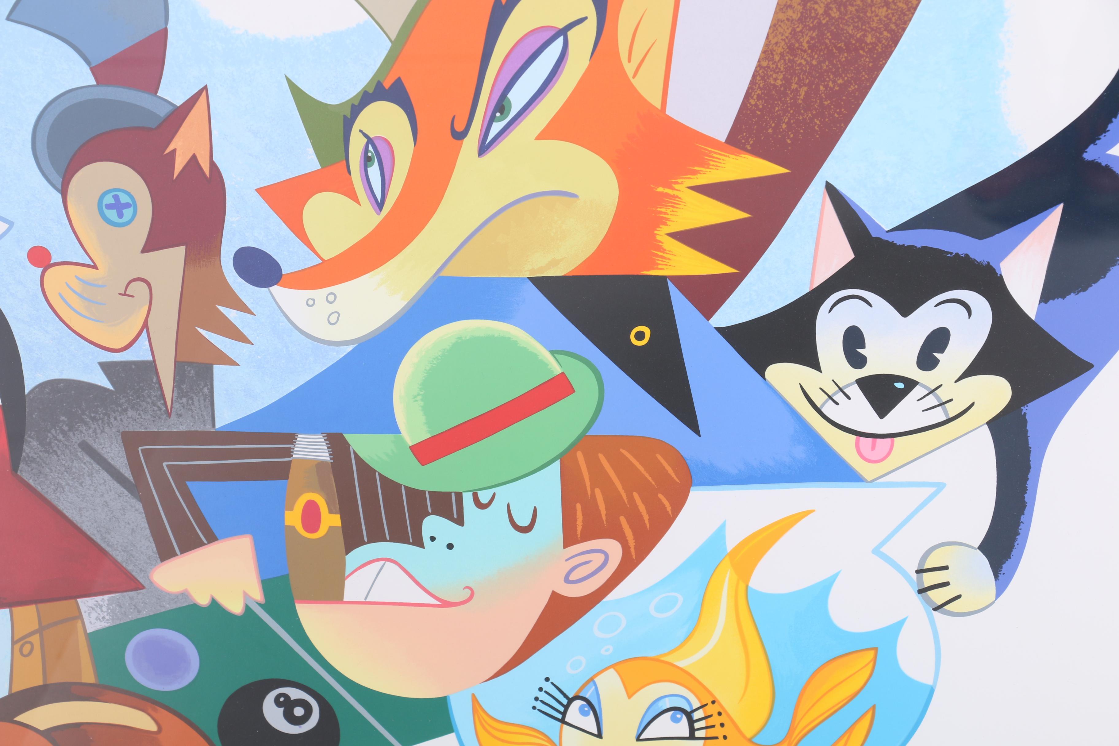 Robert de Michiell Limited Edition "Pinocchio's World" Serigraph