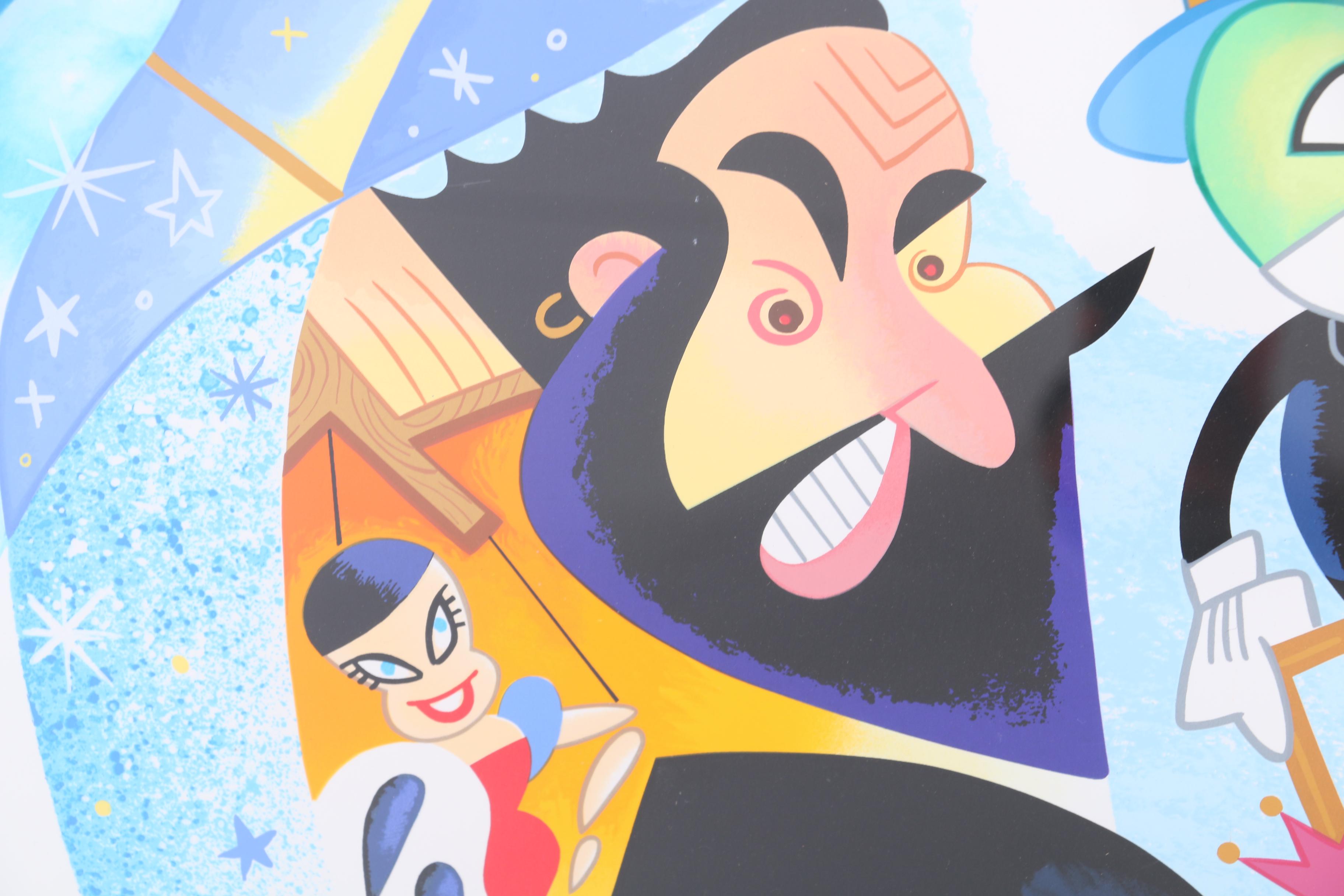 Robert de Michiell Limited Edition "Pinocchio's World" Serigraph