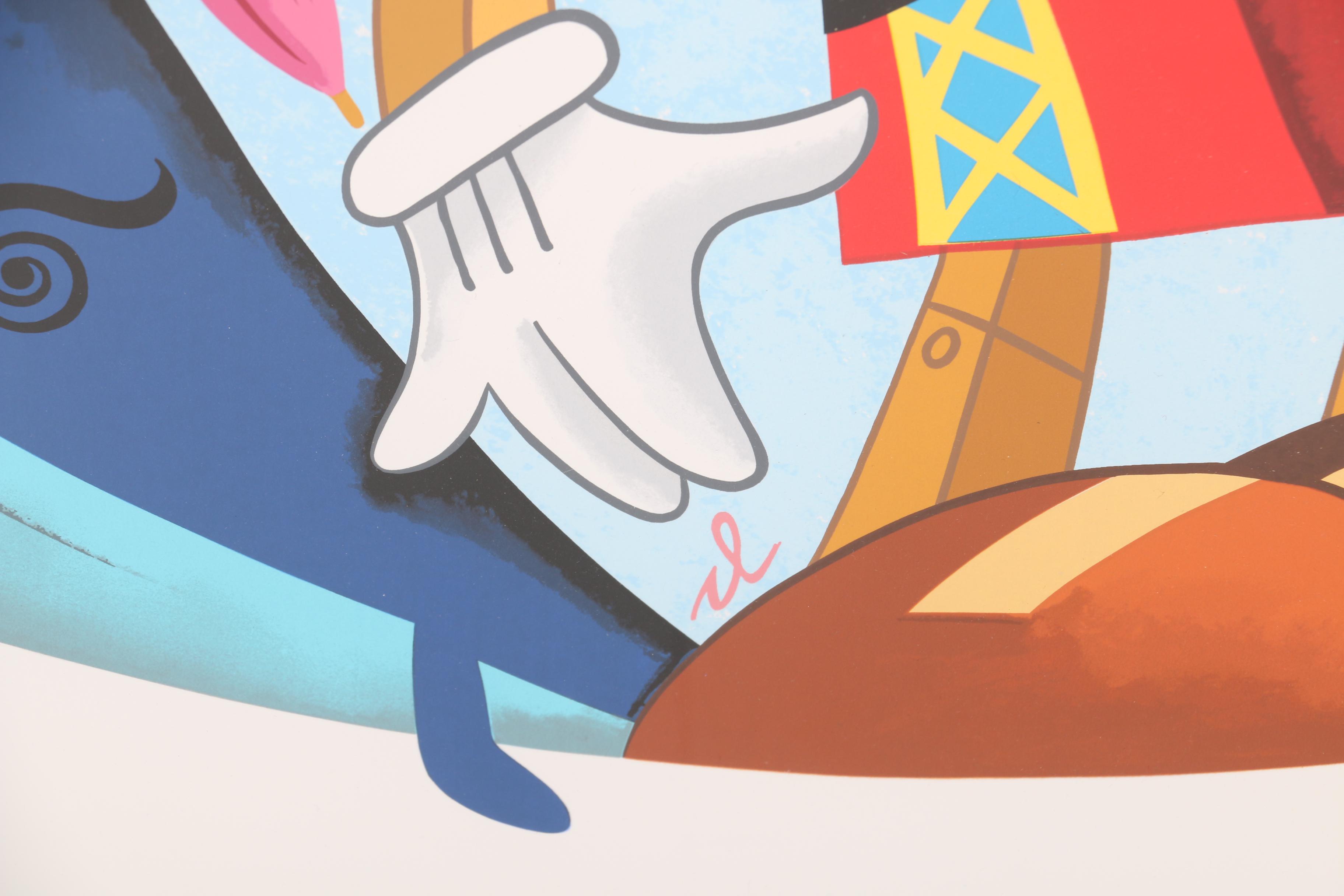 Robert de Michiell Limited Edition "Pinocchio's World" Serigraph