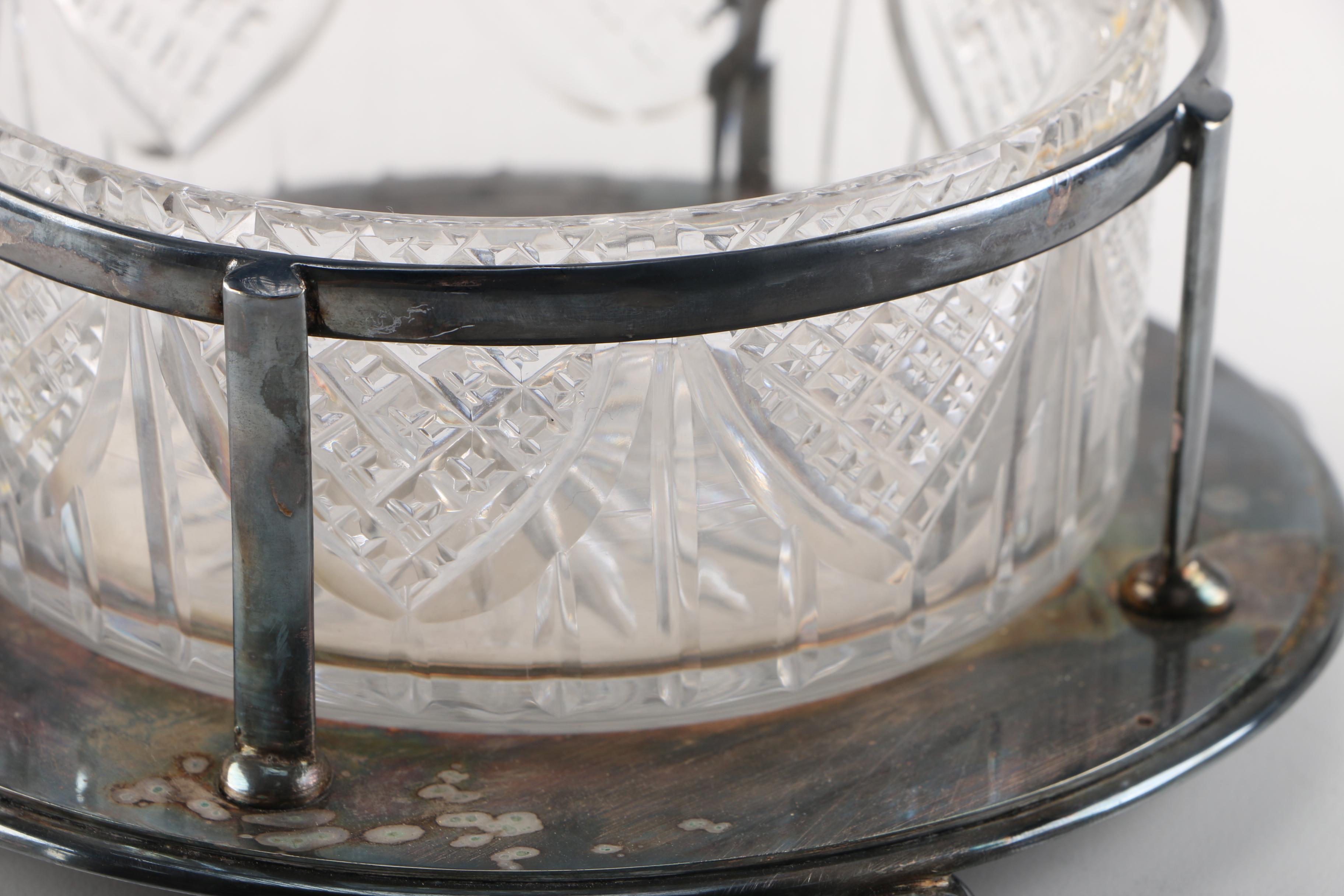 Silver Plate Tray and Vessels