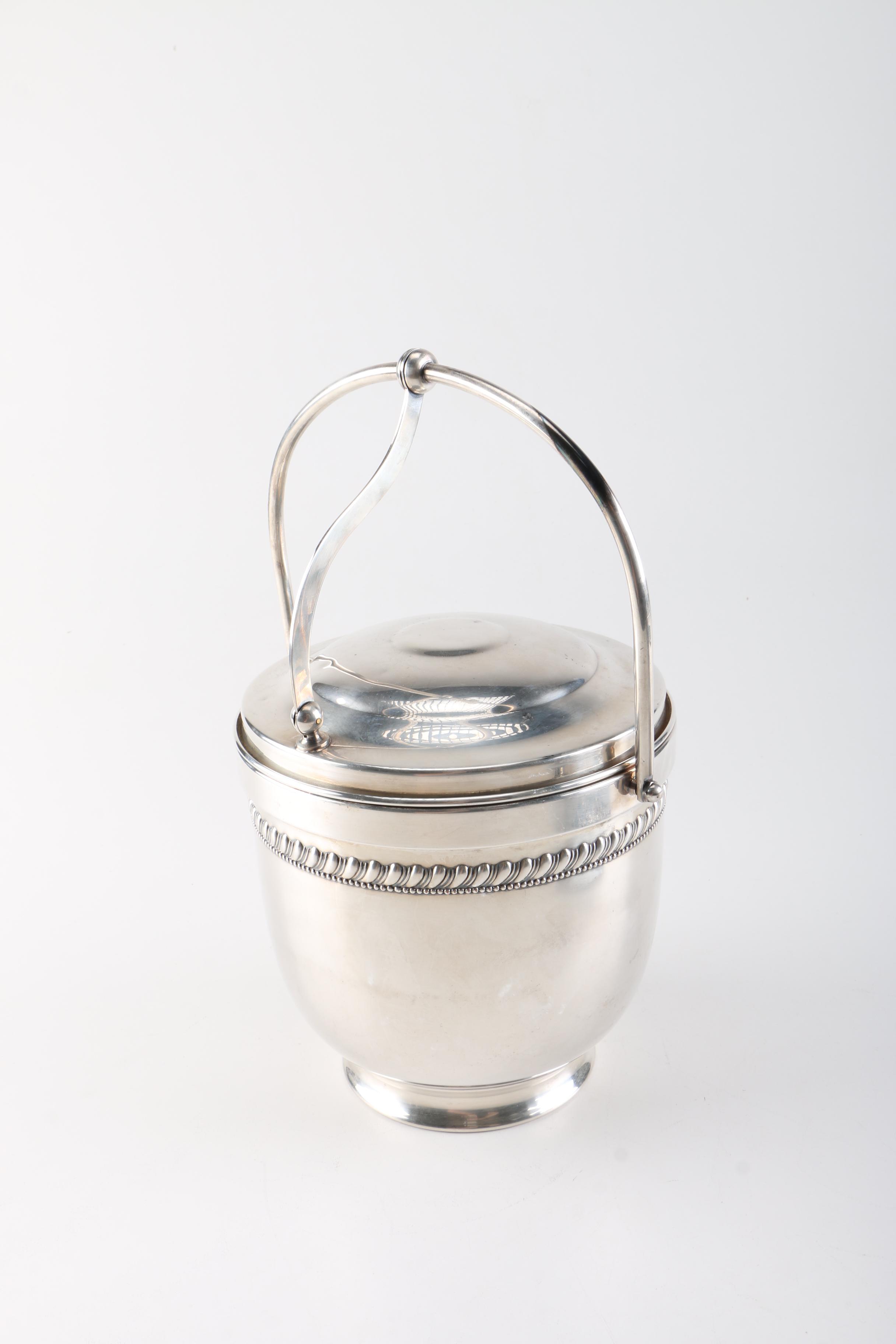 Silver Plate Tray and Vessels