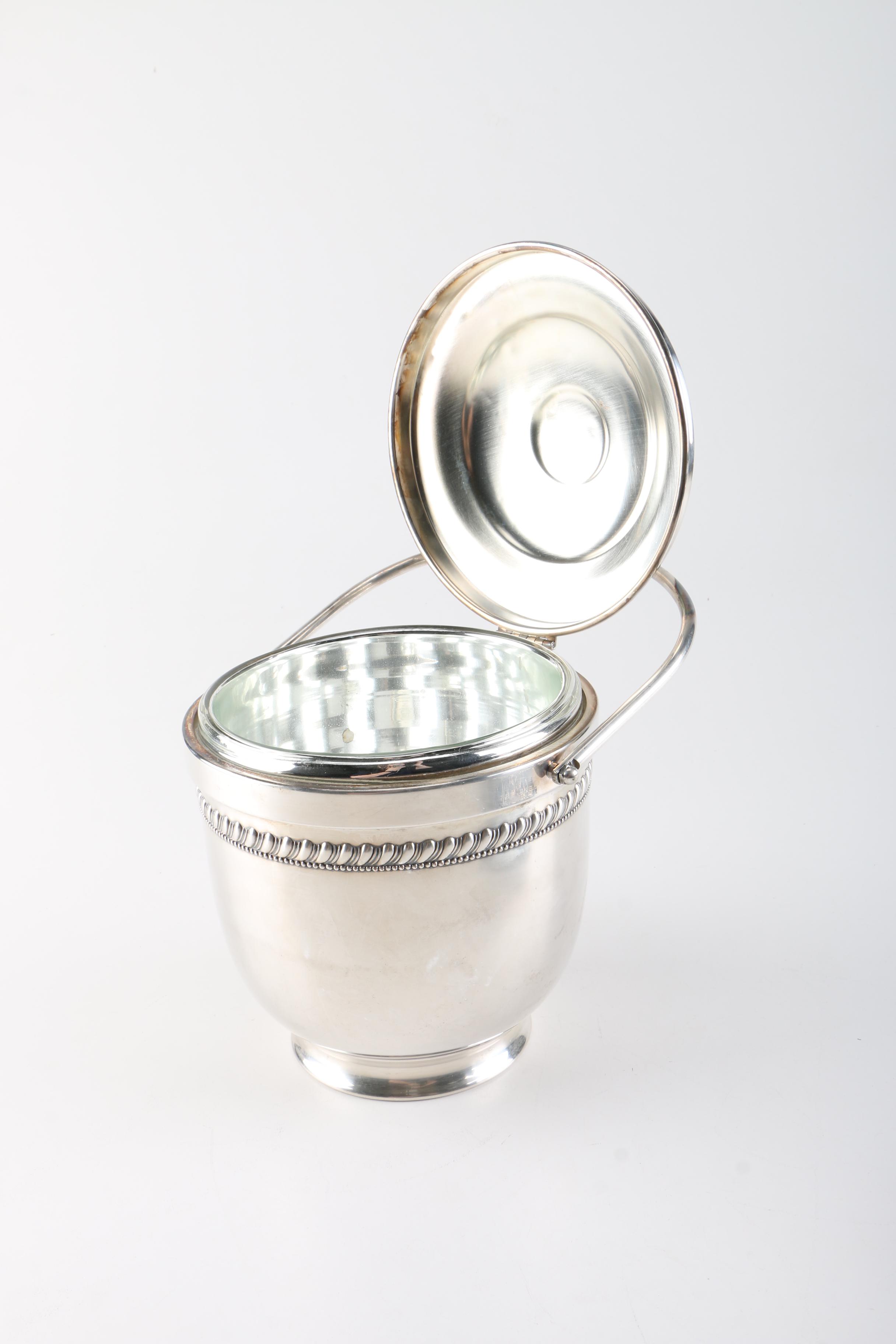 Silver Plate Tray and Vessels