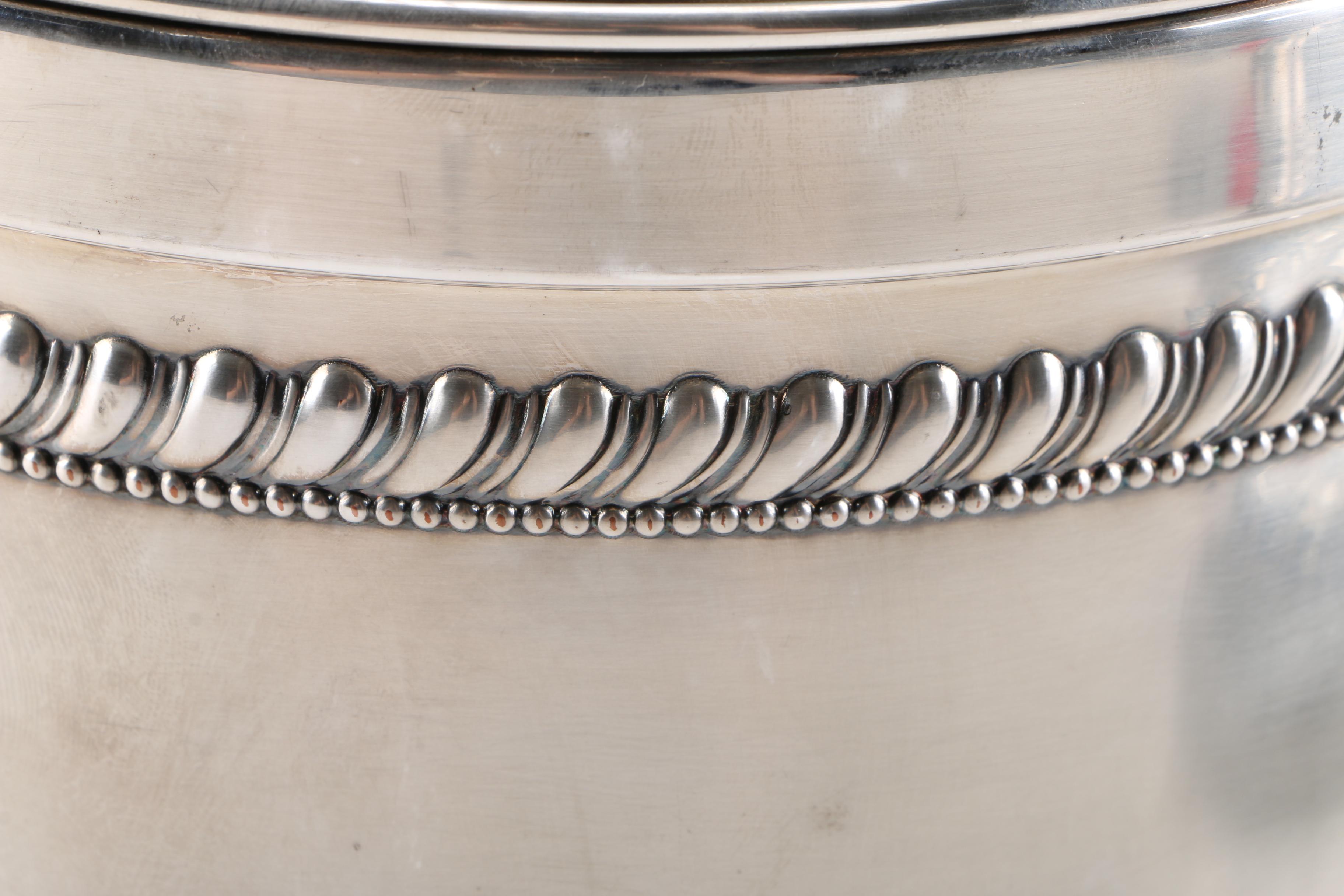 Silver Plate Tray and Vessels