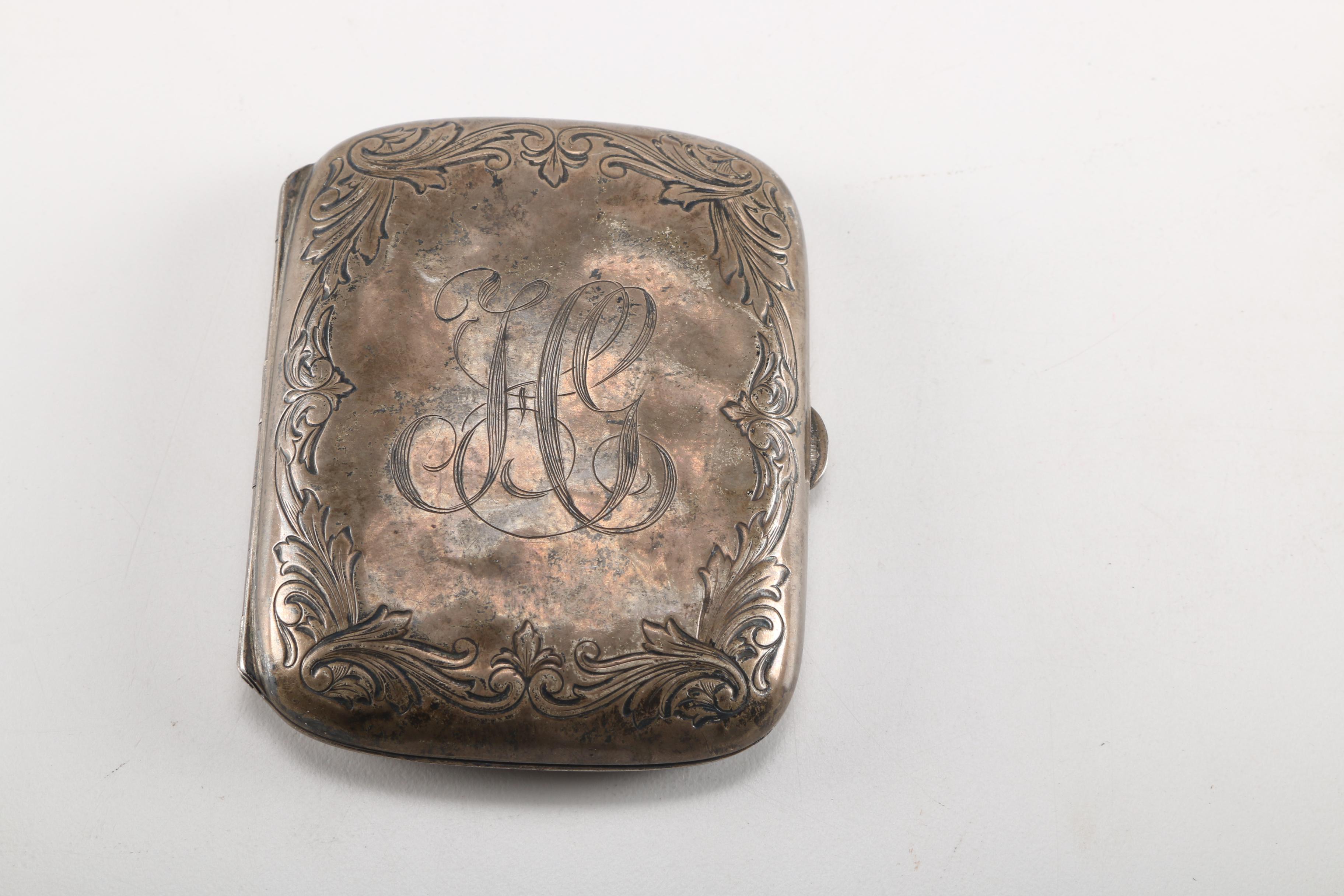 Group of Men's Vintage Accessories Including Sterling Silver