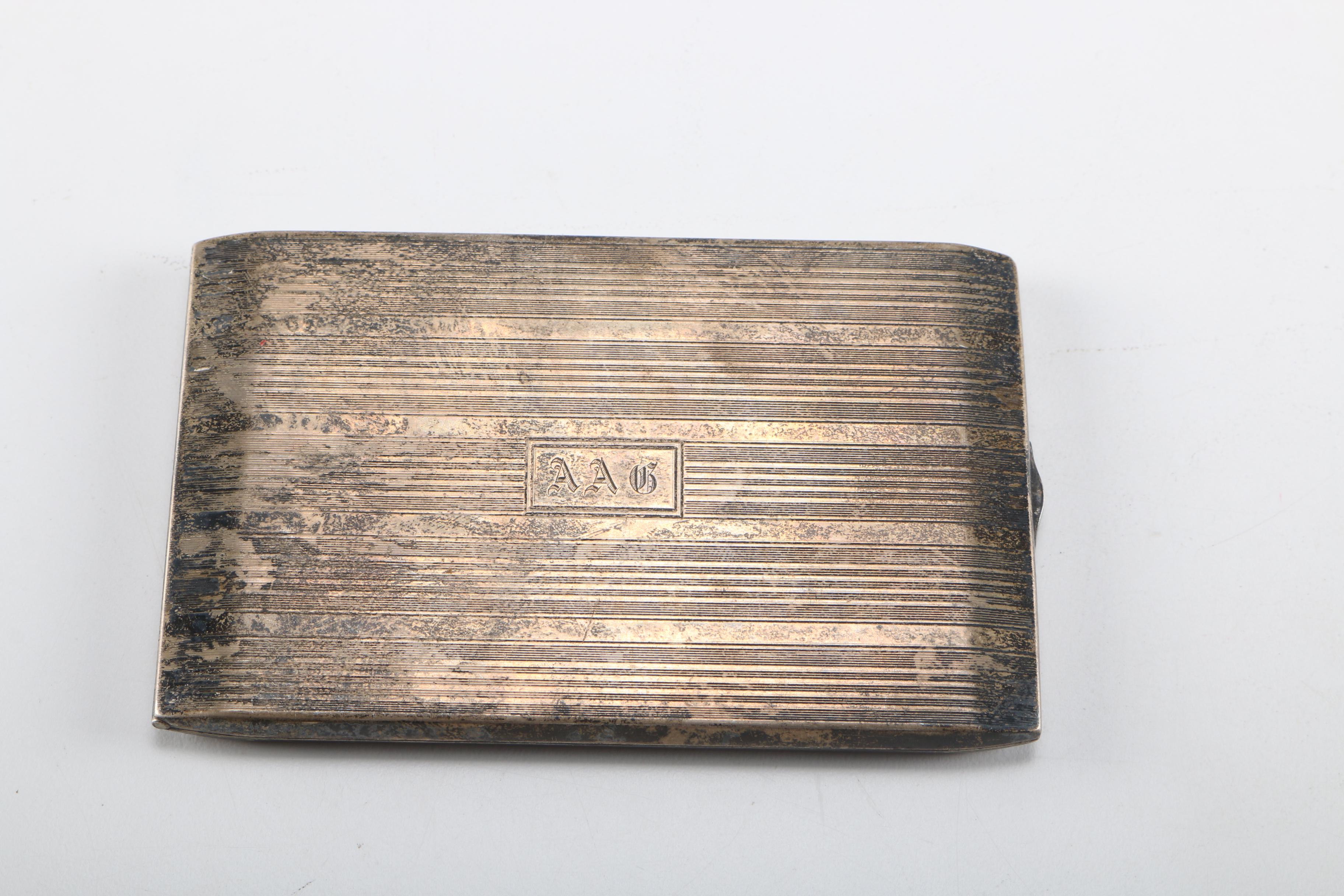 Group of Men's Vintage Accessories Including Sterling Silver