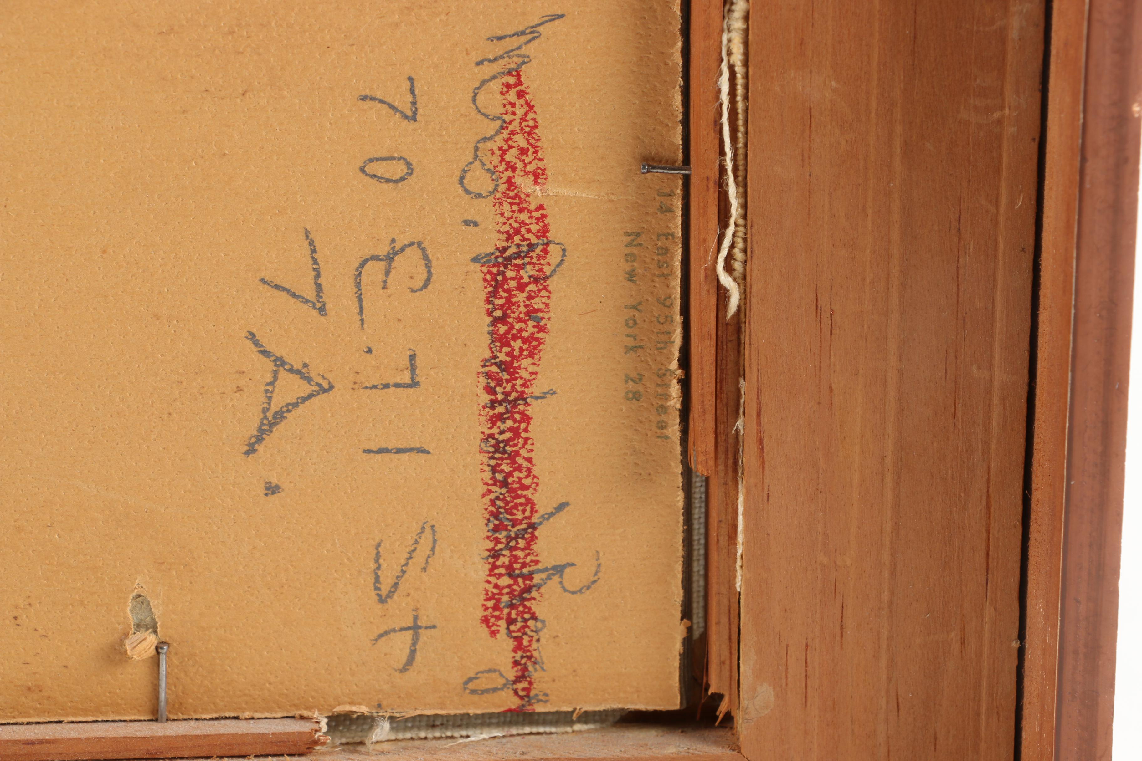 Howard Baer Abstract Oil Painting on Board