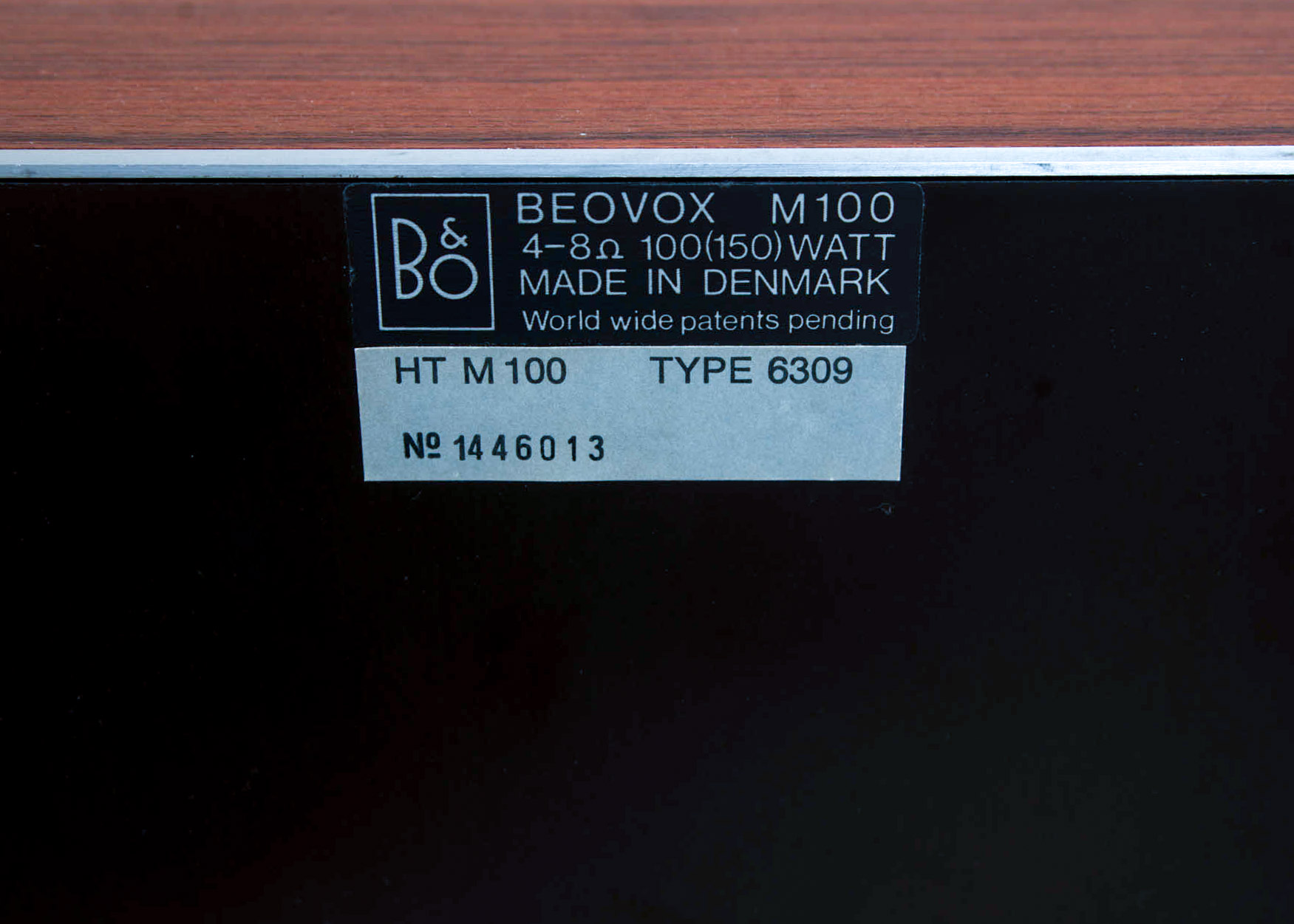 1970-1980s Bang & Olufsen BeoVox M100 Speaker System