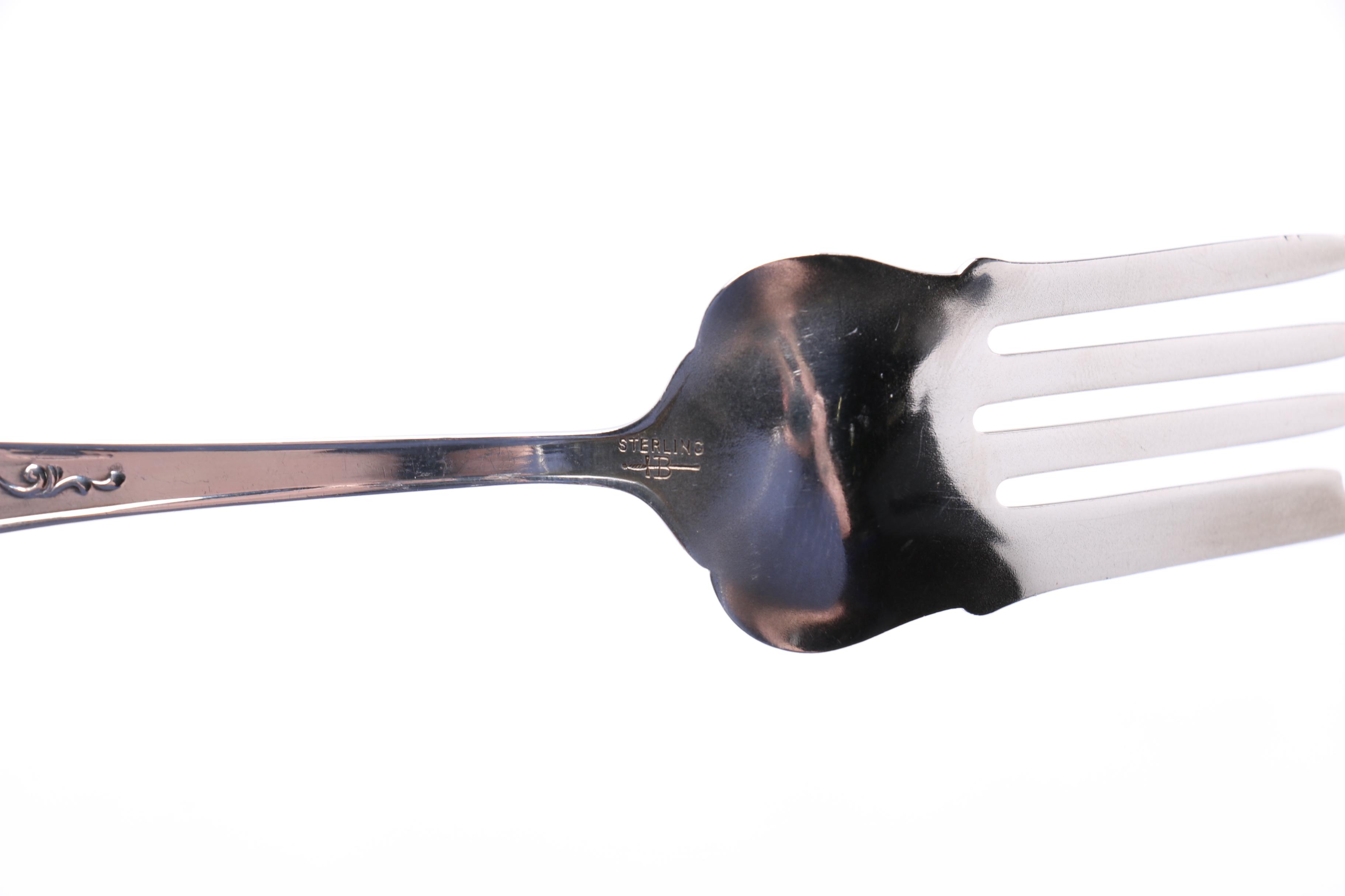 1799 London Sterling Ladle and Two American Sterling Serving Utensils