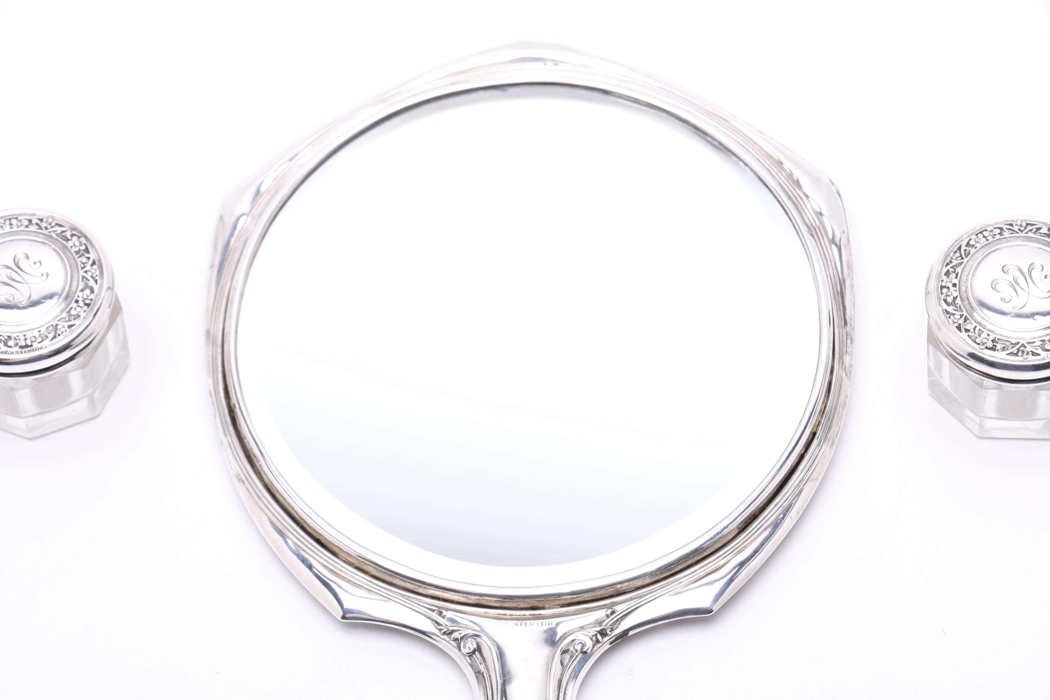 Watrous Manufacturing Company Sterling Silver Vanity Set