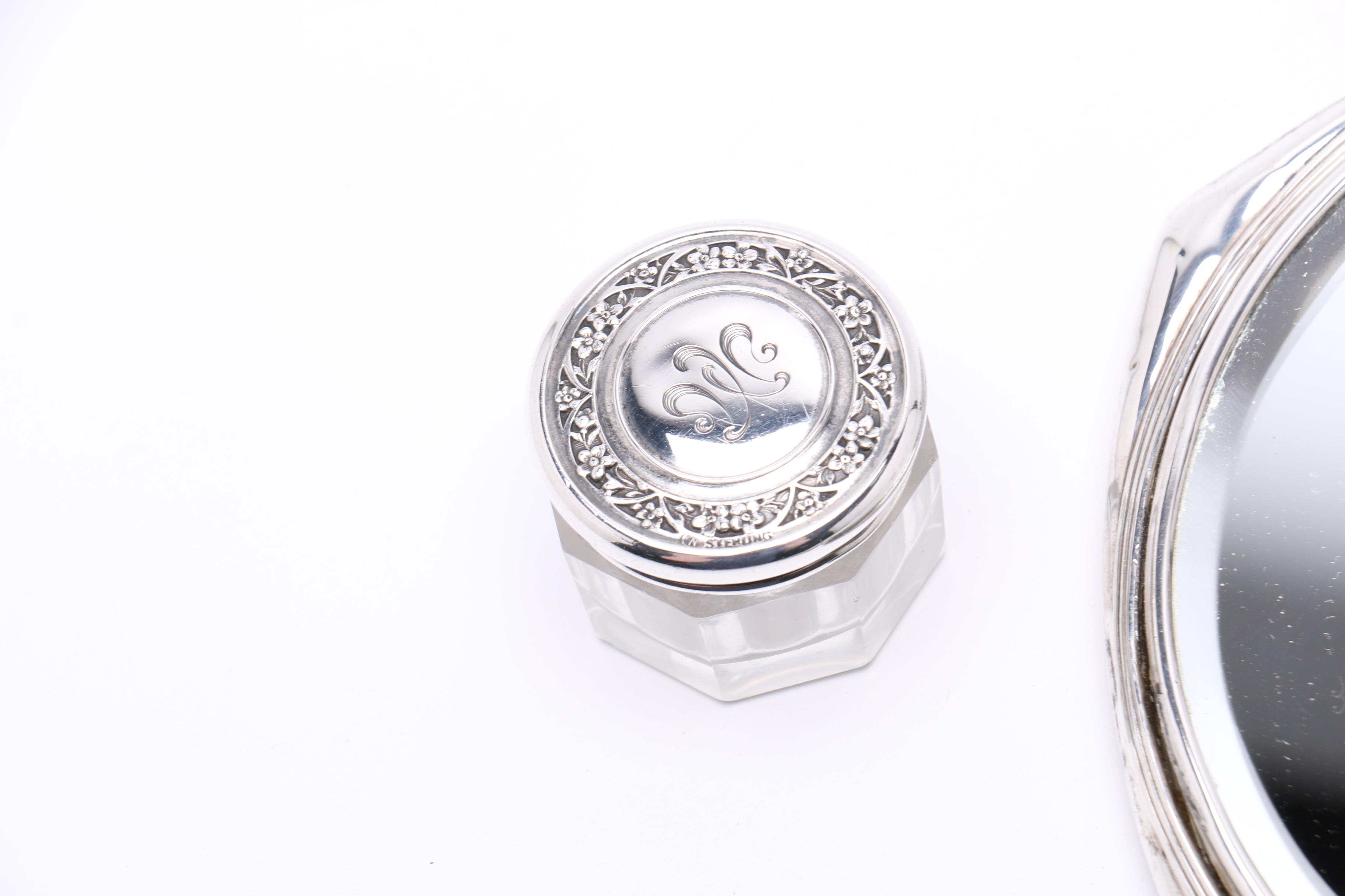 Watrous Manufacturing Company Sterling Silver Vanity Set