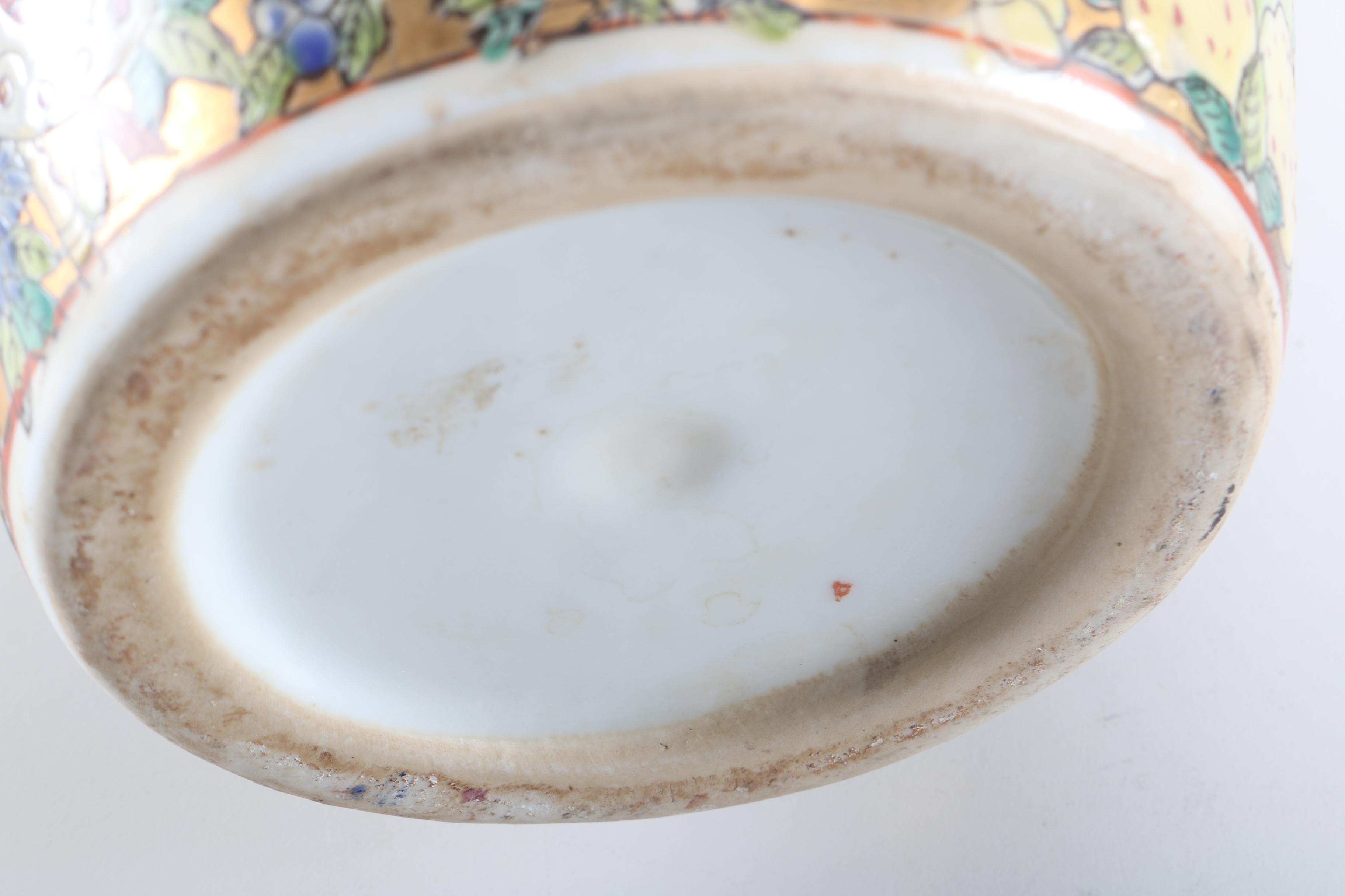 Pair of Chinese Rose Medallion Vases