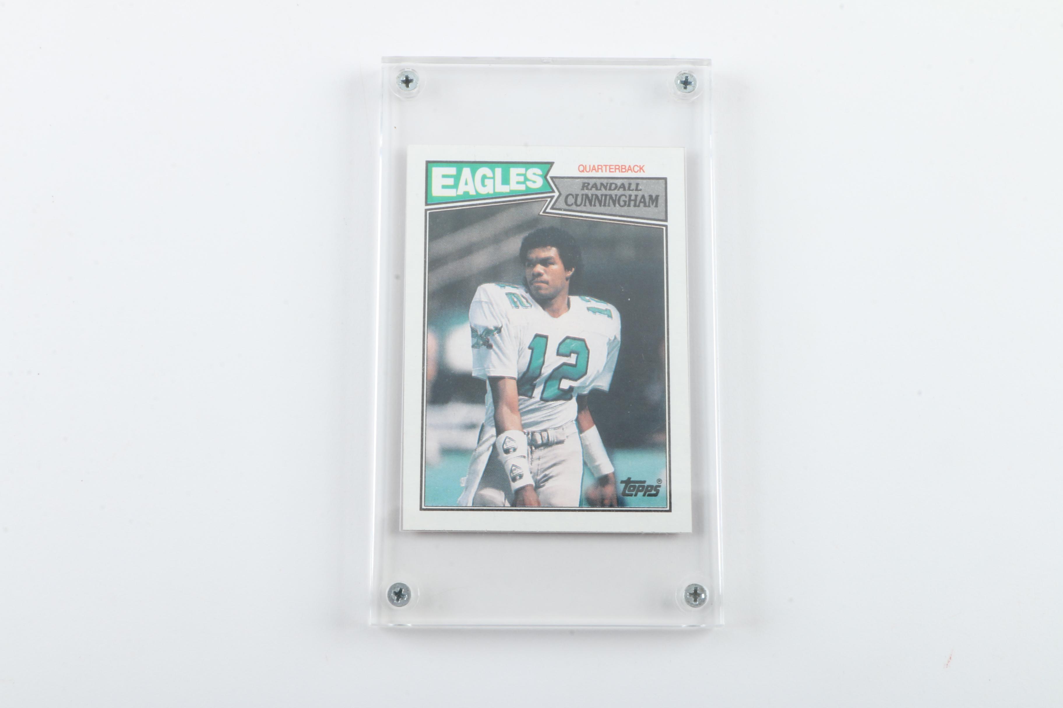 Randall Cunningham Rookie Card and Other NFL Cards