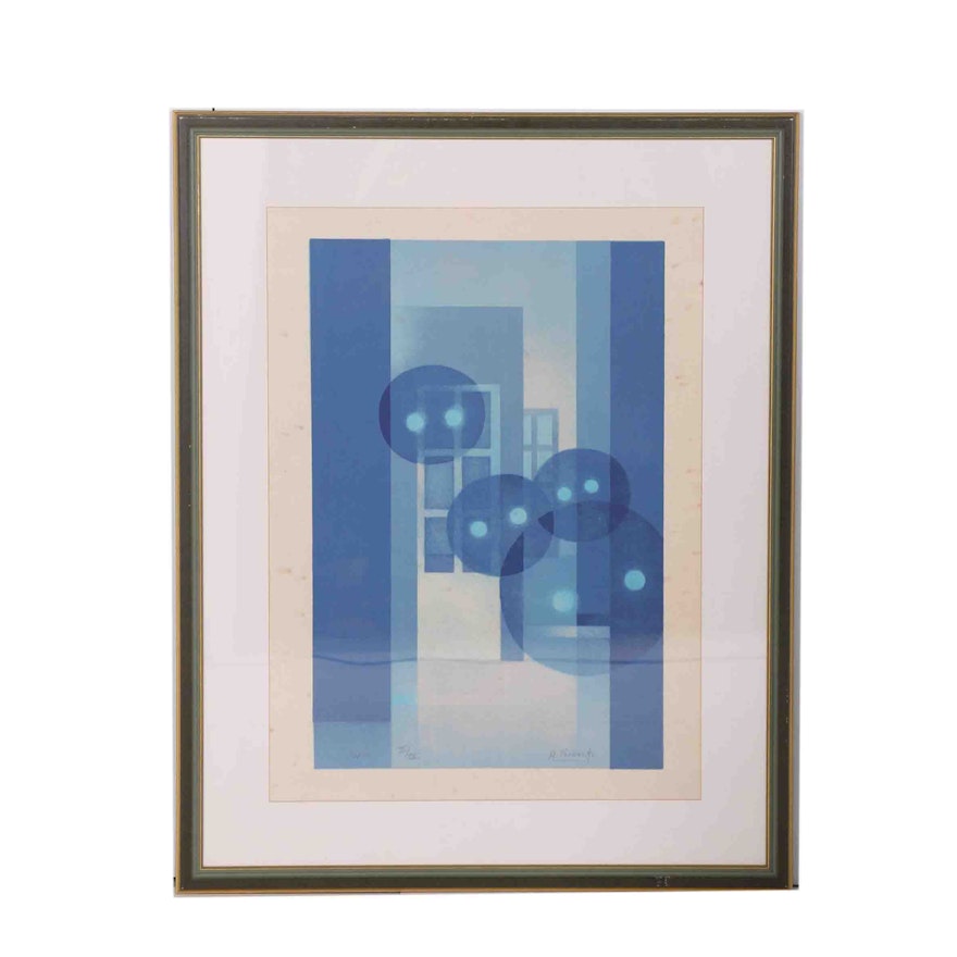 Amand Vereecke Limited Edition Lithograph on Rice Paper