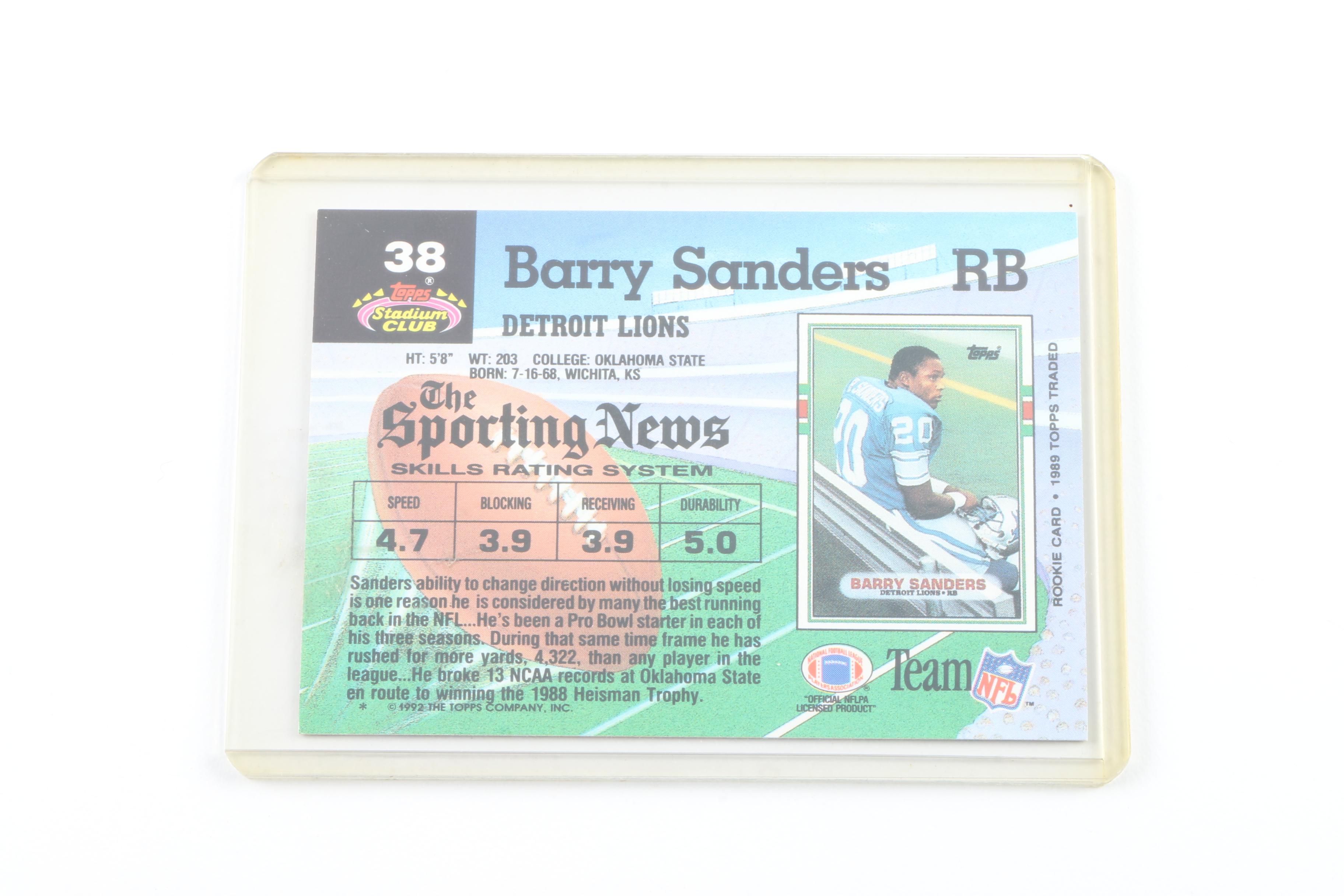 Randall Cunningham Rookie Card and Other NFL Cards