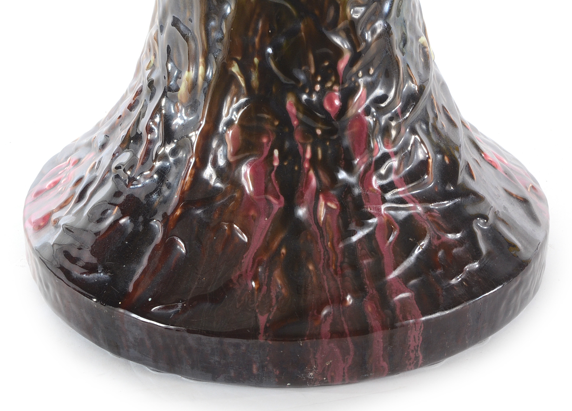 Vintage Majolica Jardiniere With Pedestal Base