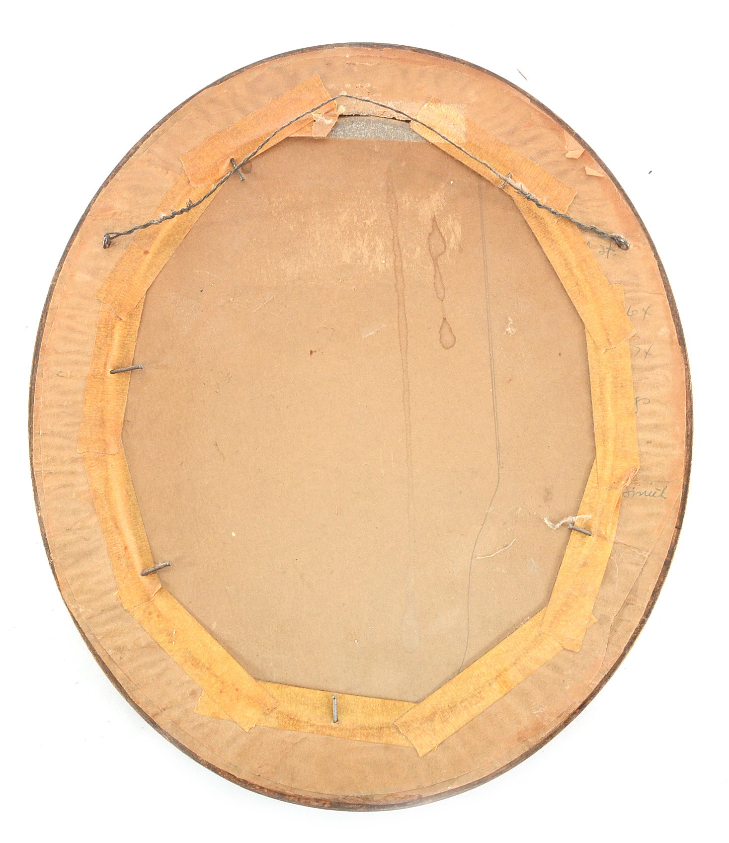 Gold-Tone Wood Framed Wall Mirrors