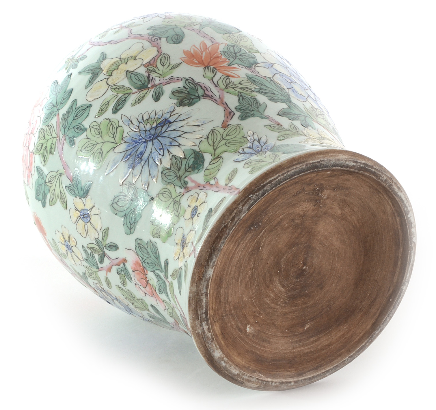 Hand Decorated Chinese Covered Jar