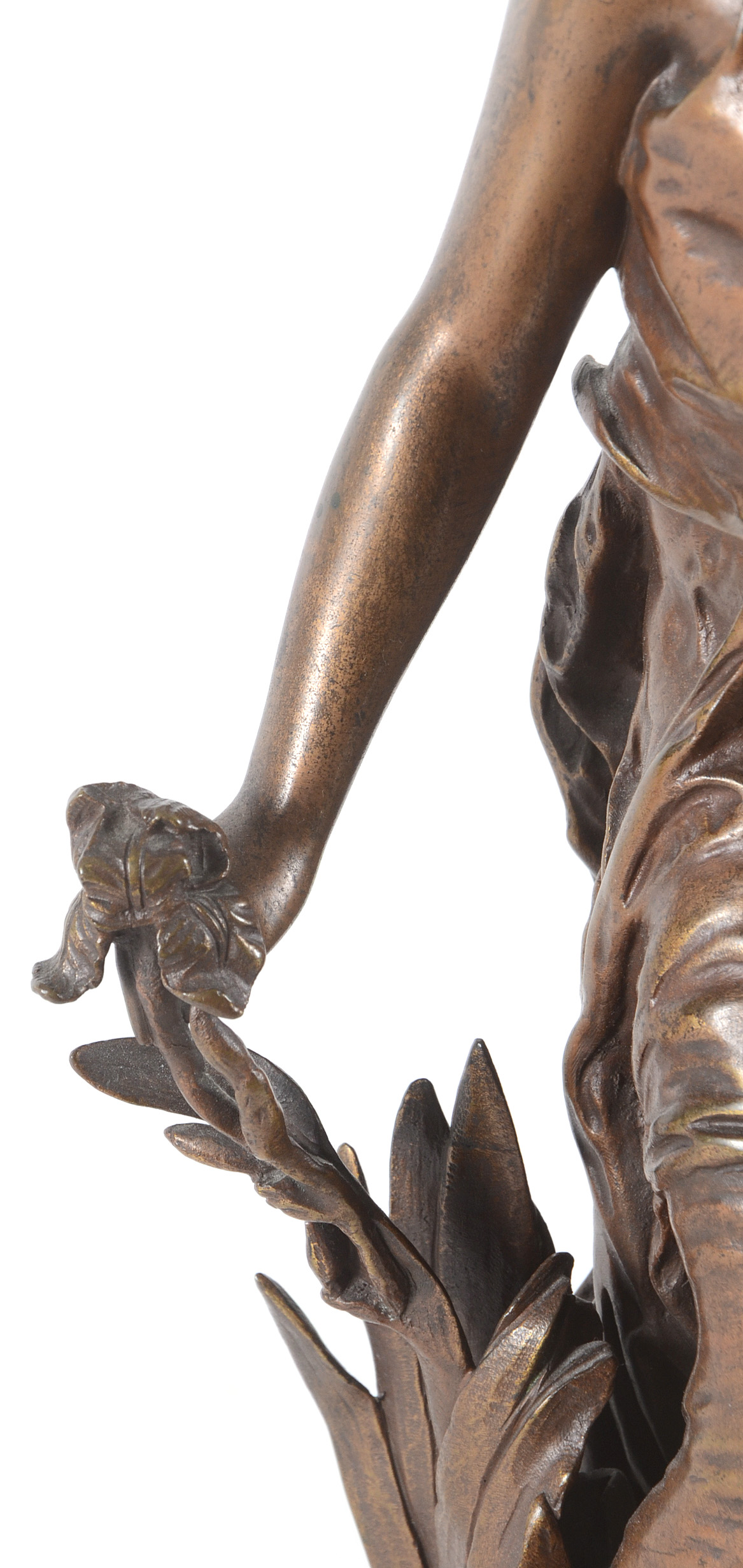 Hippolyte François Moreau Bronze Sculpture of "Printemps"